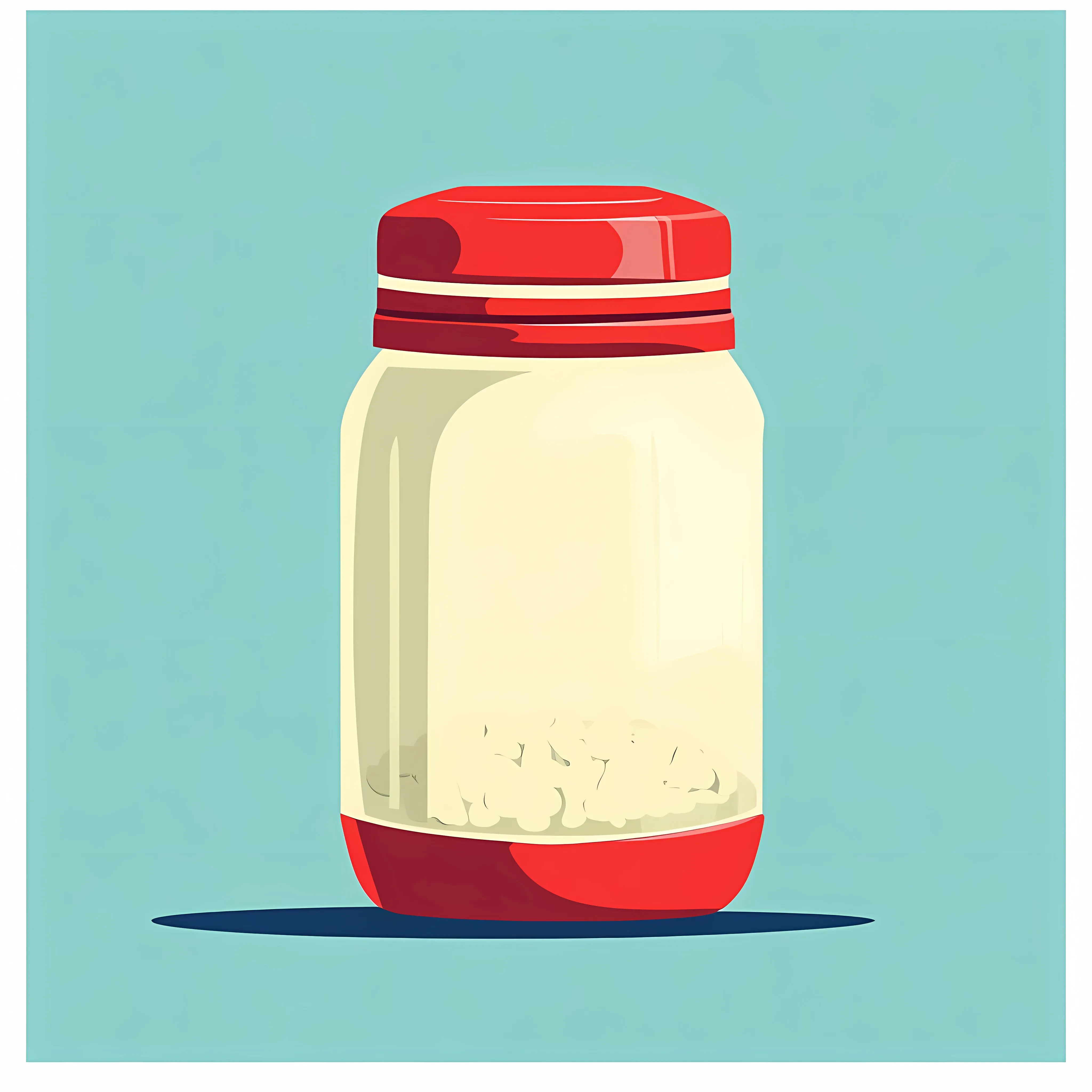 Flat Vector Illustration of Protein Bottle for Gym — free download from Dotvec