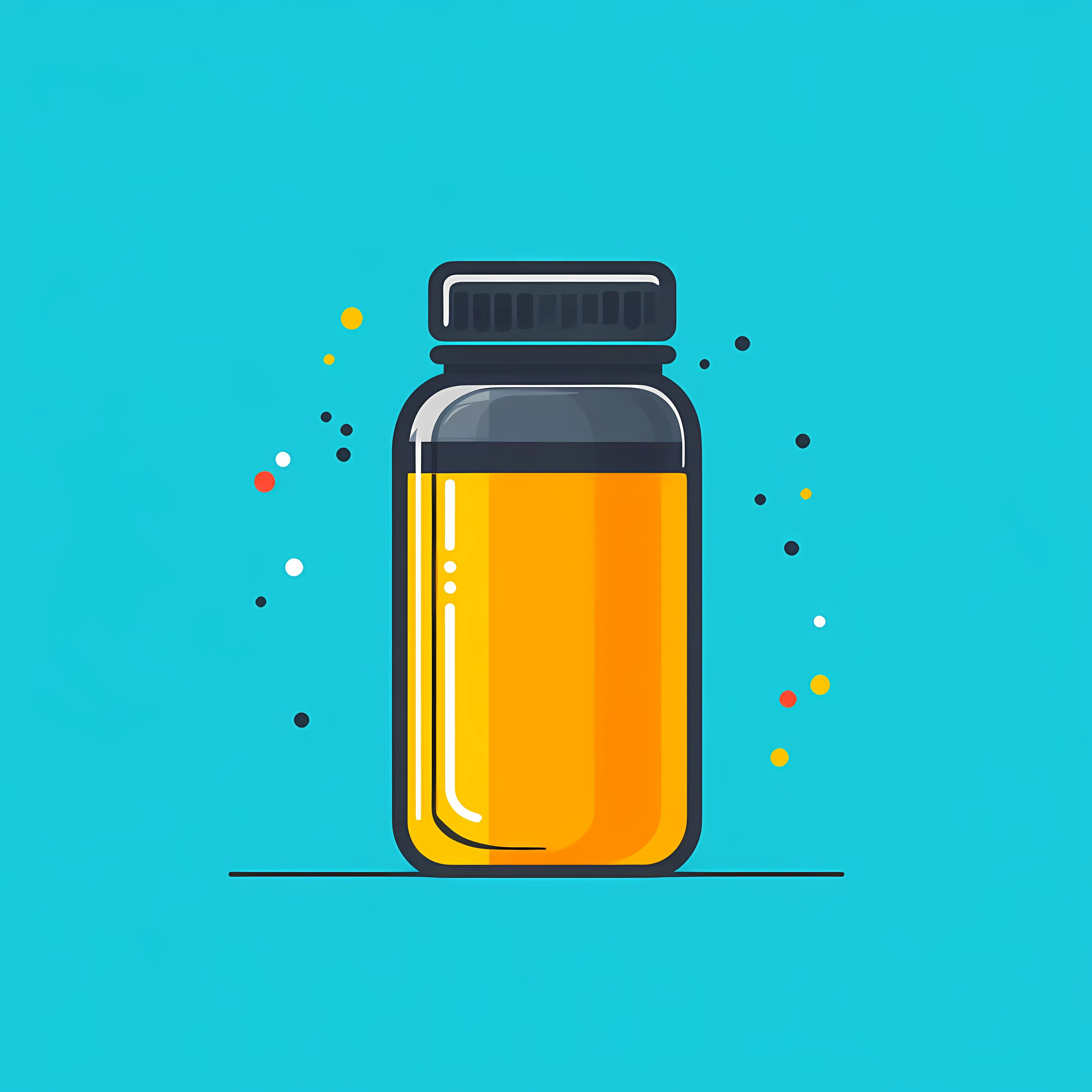 Protein Bottle Gym Vector Illustration — free download from Dotvec