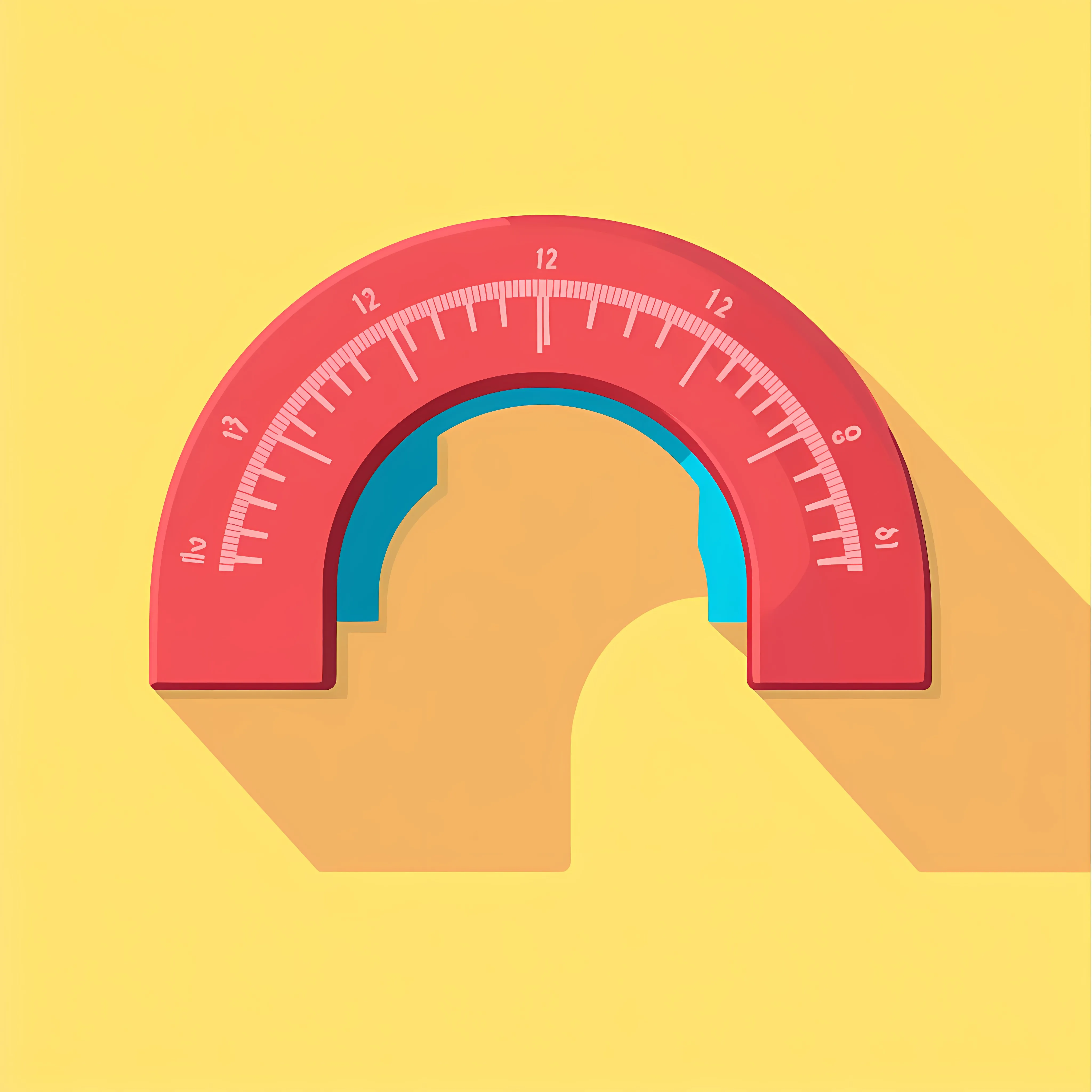 Protractor Vector Flat Icon for Education — free download from Dotvec