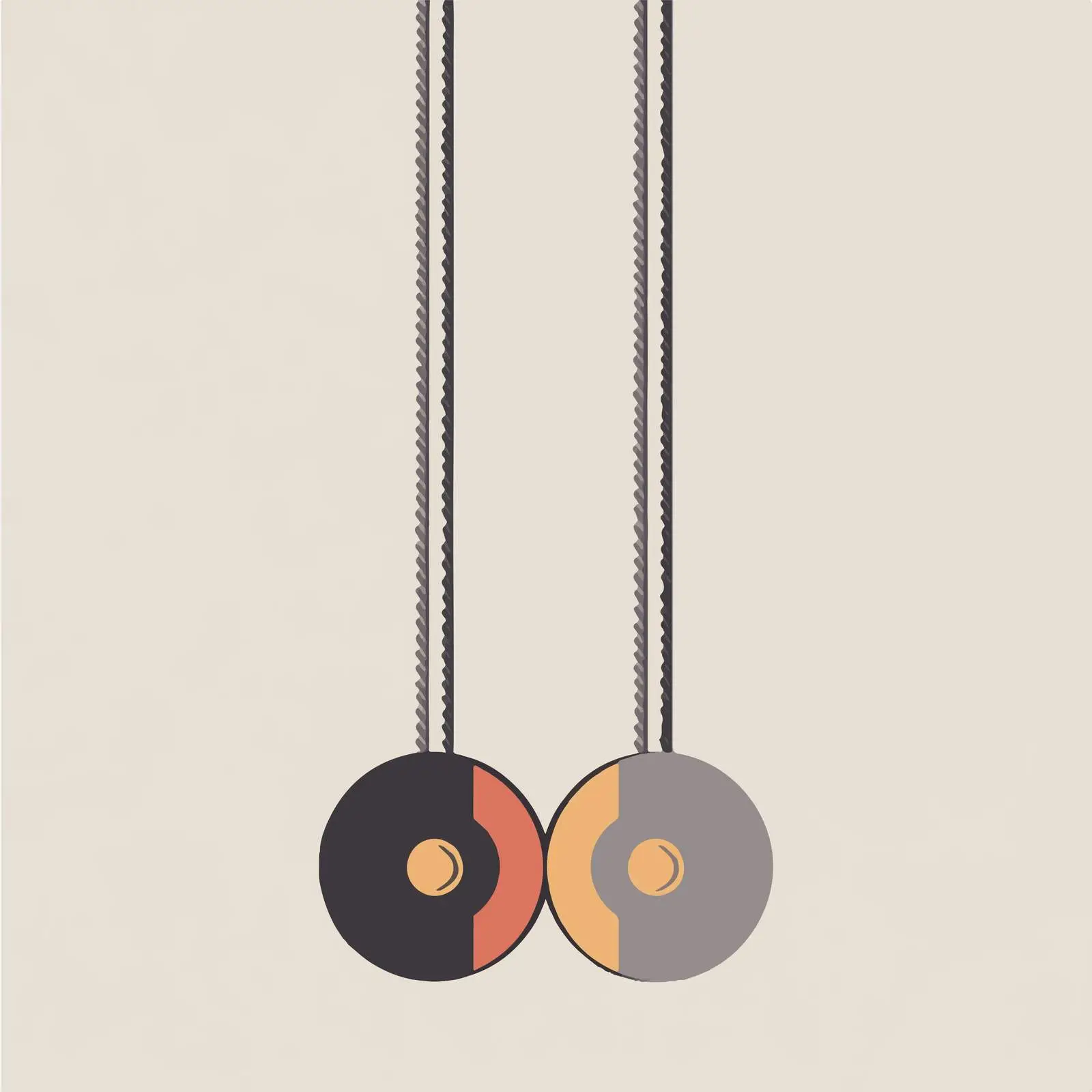 Flat Pulley Vector Illustration in Frame — free download from Dotvec