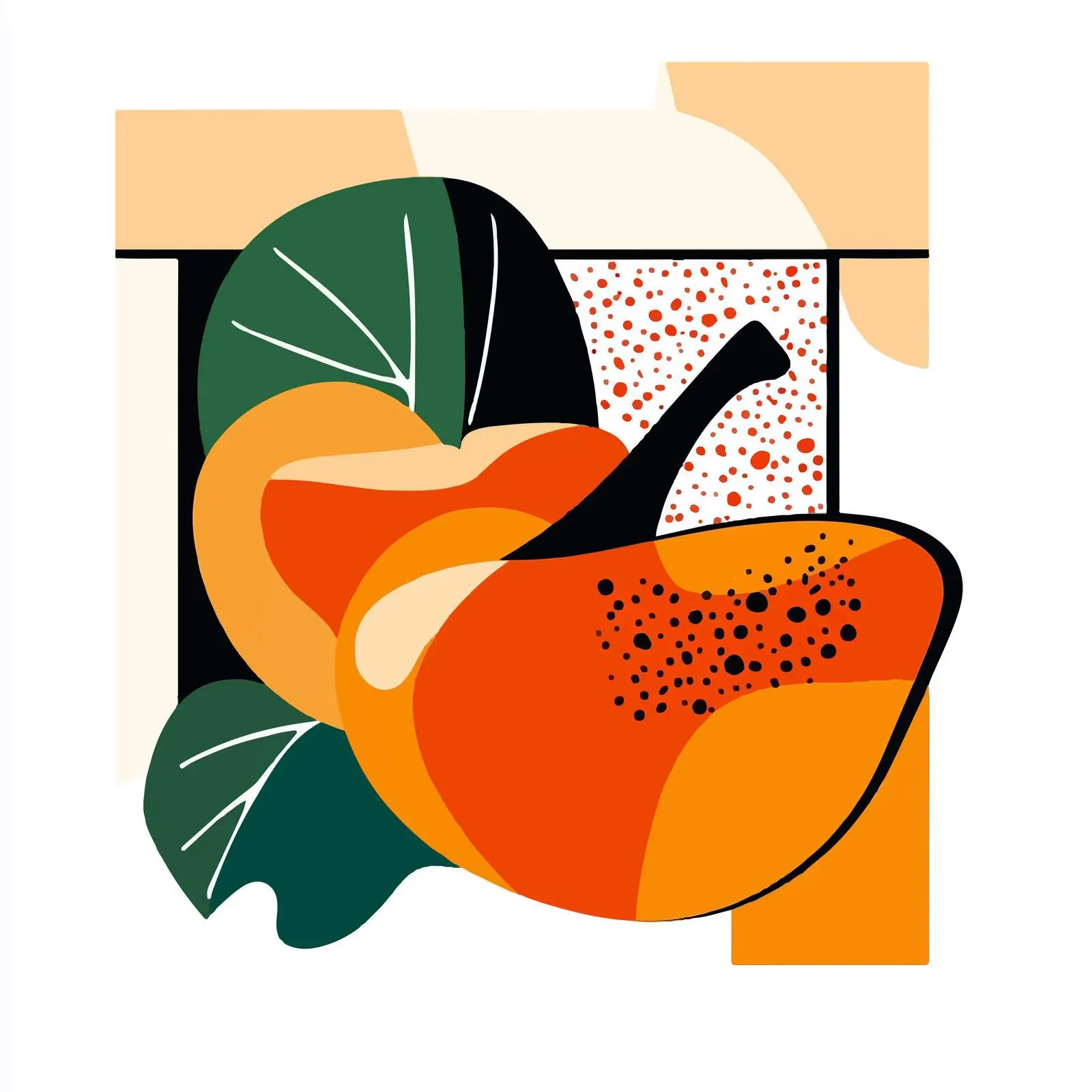 Flat Vector Pumpkin Vegetable Illustration Design — free download from Dotvec