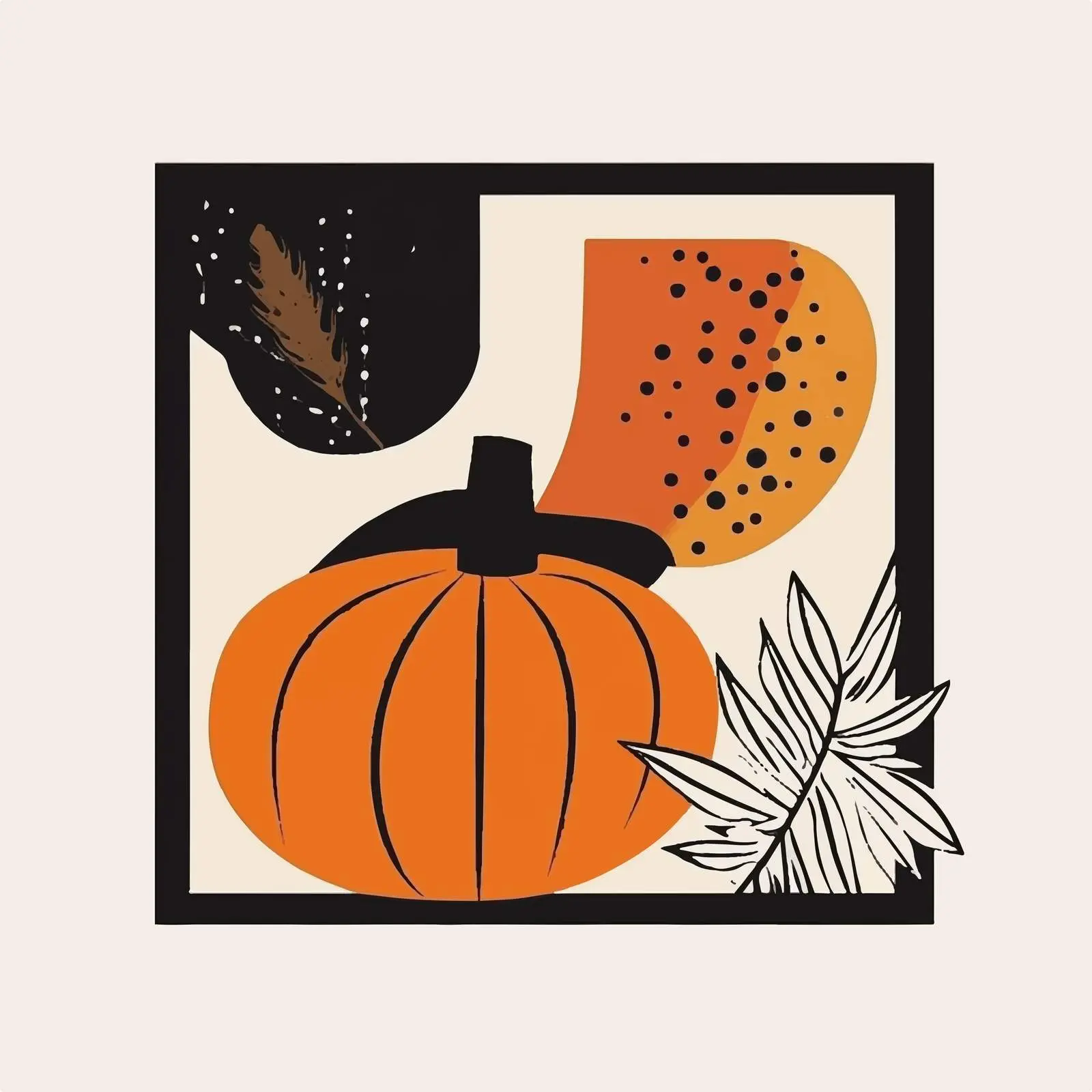 Flat Vector Pumpkin Vegetable Illustration Design — free download from Dotvec