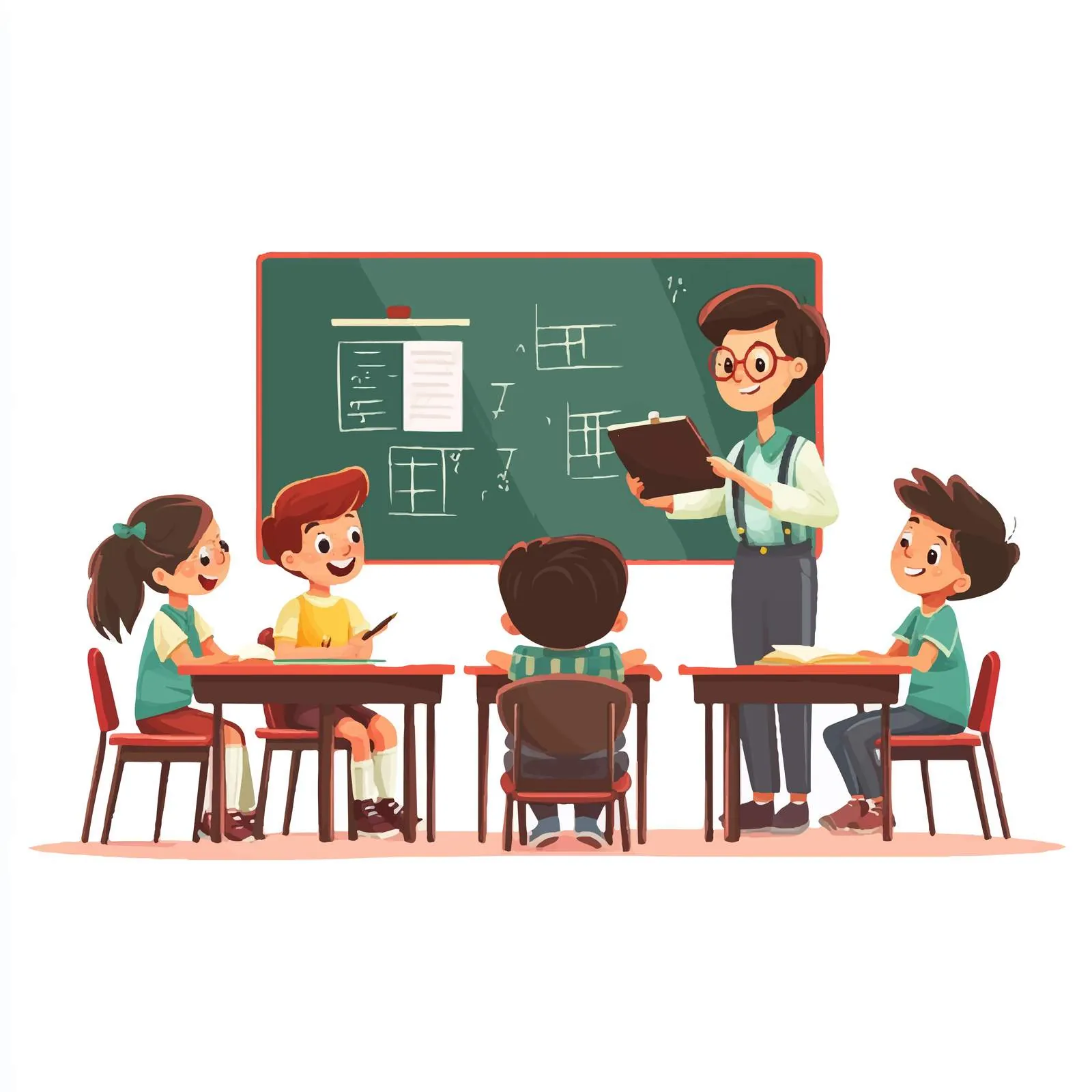 Students Focused in Classroom Setting — free download from Dotvec