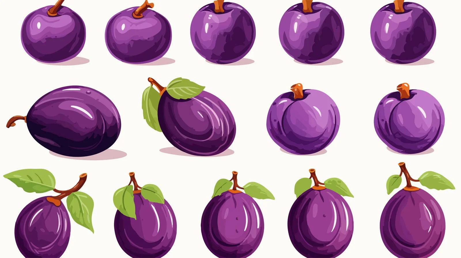 Nutritious Purple Prunes for Digestive Health — free download from Dotvec