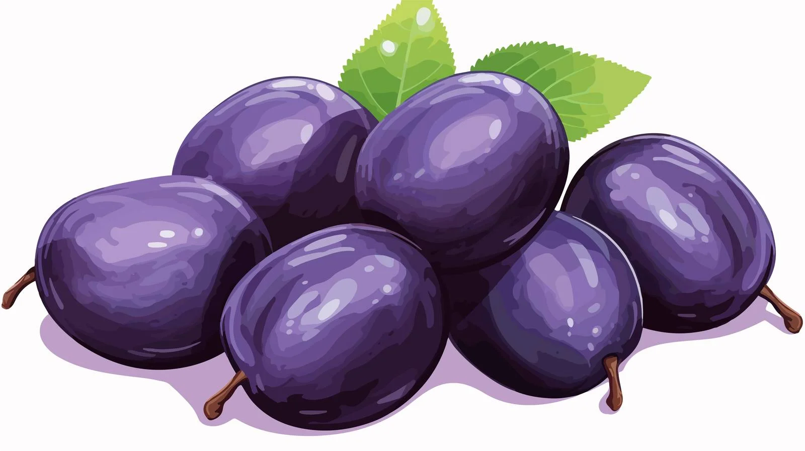 Nutrient-Rich Purple Prunes — free download from Dotvec