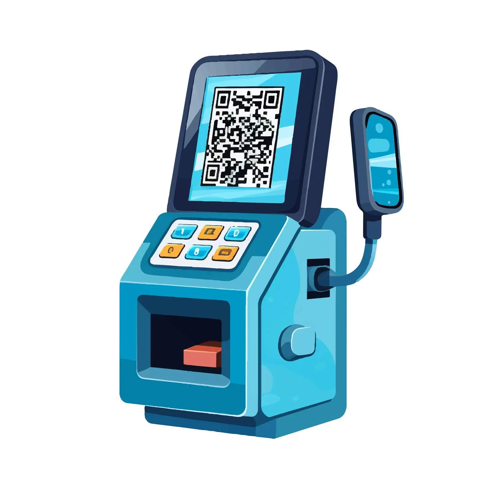 QR Code Technology in Dataphone and Store Design – free innovative design image from Dotvec