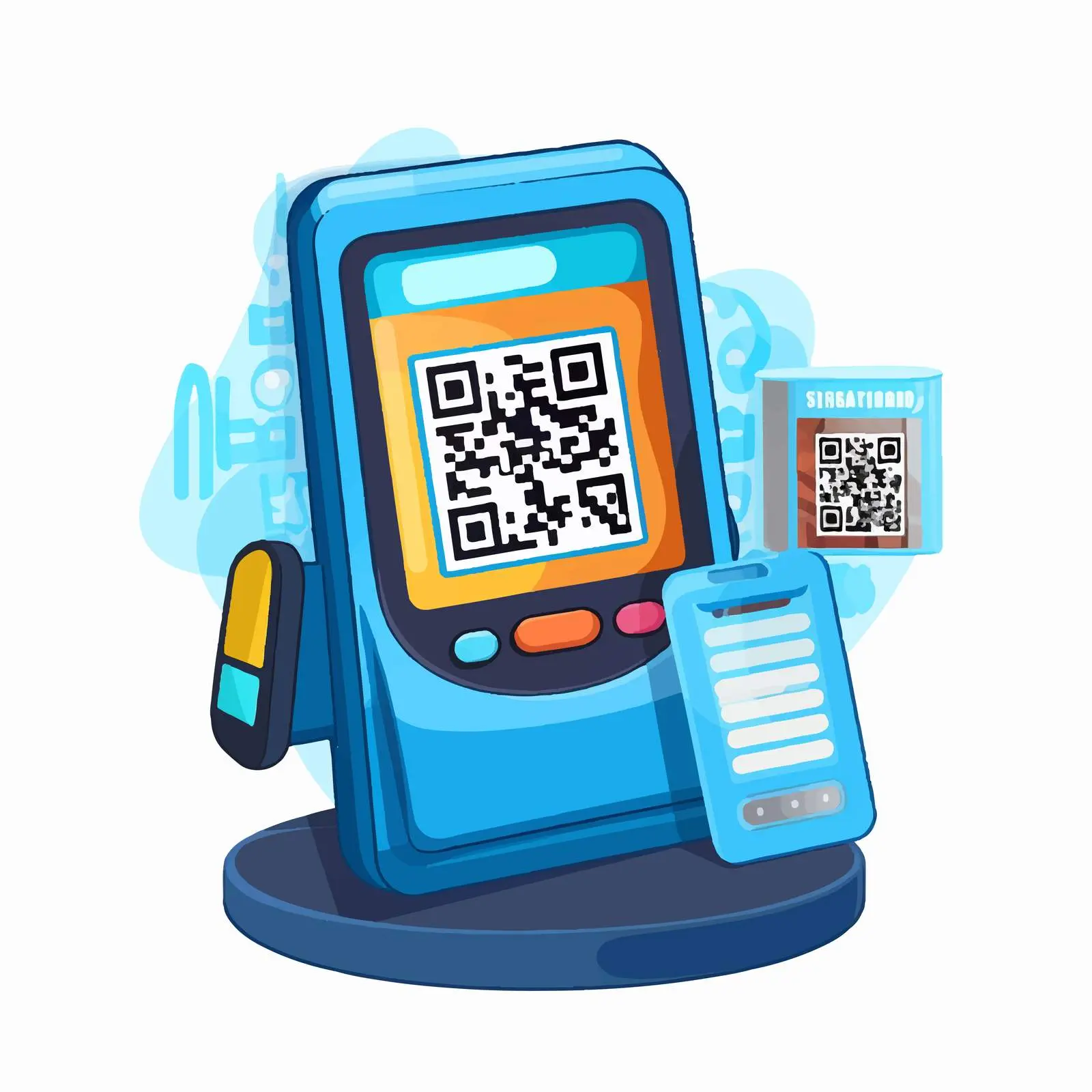 QR Code Technology in Dataphone and Store Design – free convenience image from Dotvec