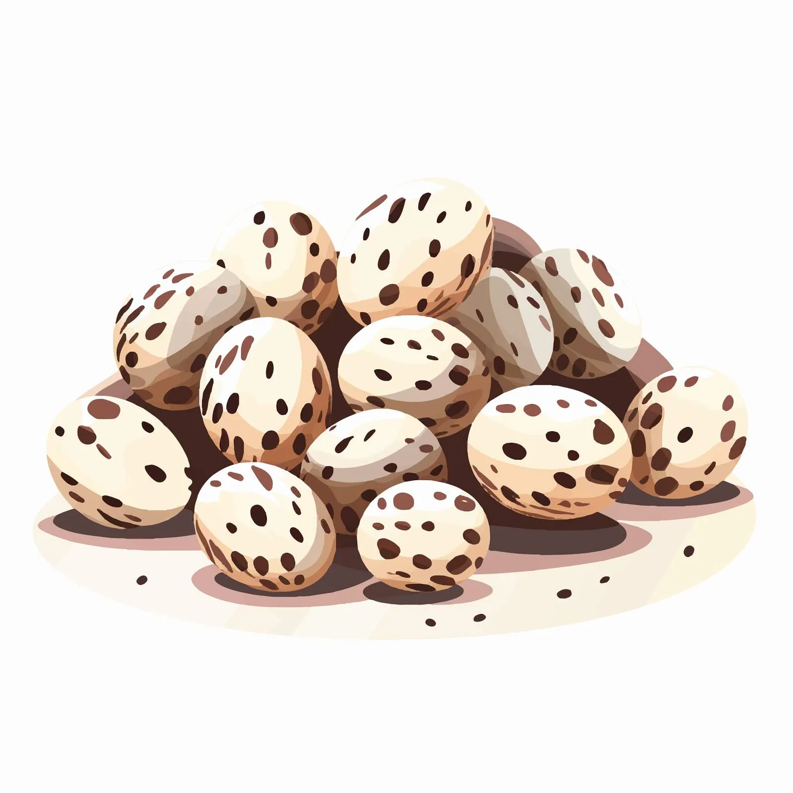 Speckled Quail Eggs in Group Formation — free download from Dotvec