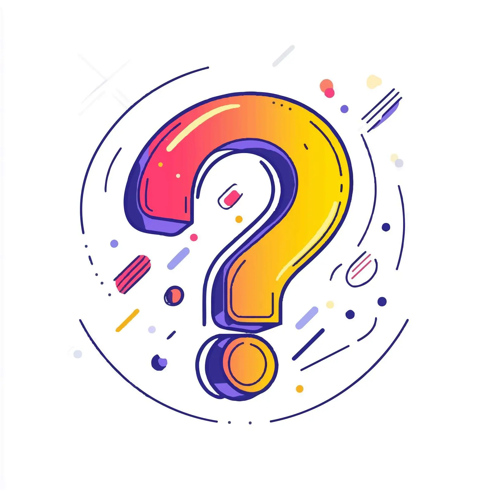 Question Mark Icon in Speech Bubble Design – free query image from Dotvec