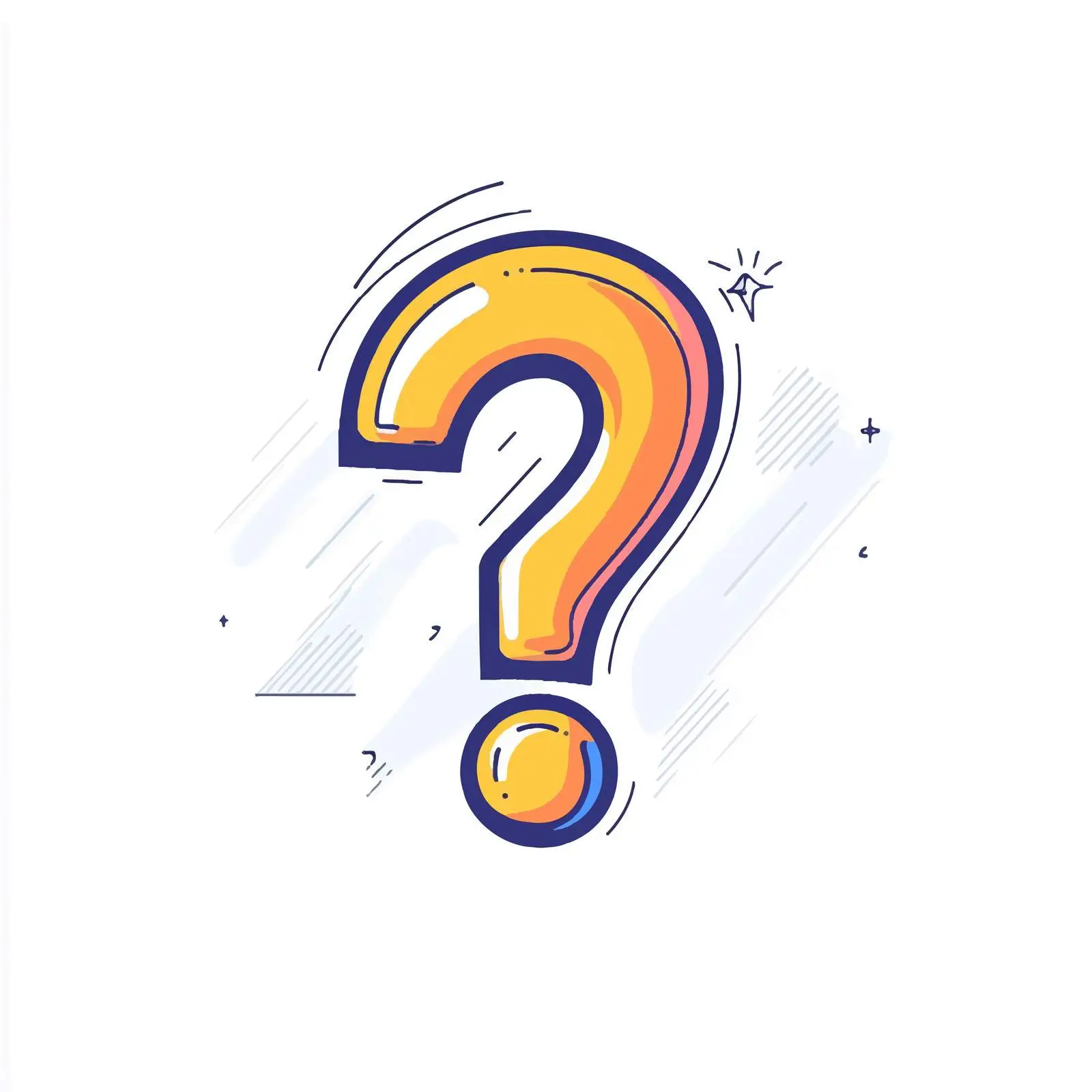 Question Mark Bubble Icon for Inquiries and Issues – free query image from Dotvec