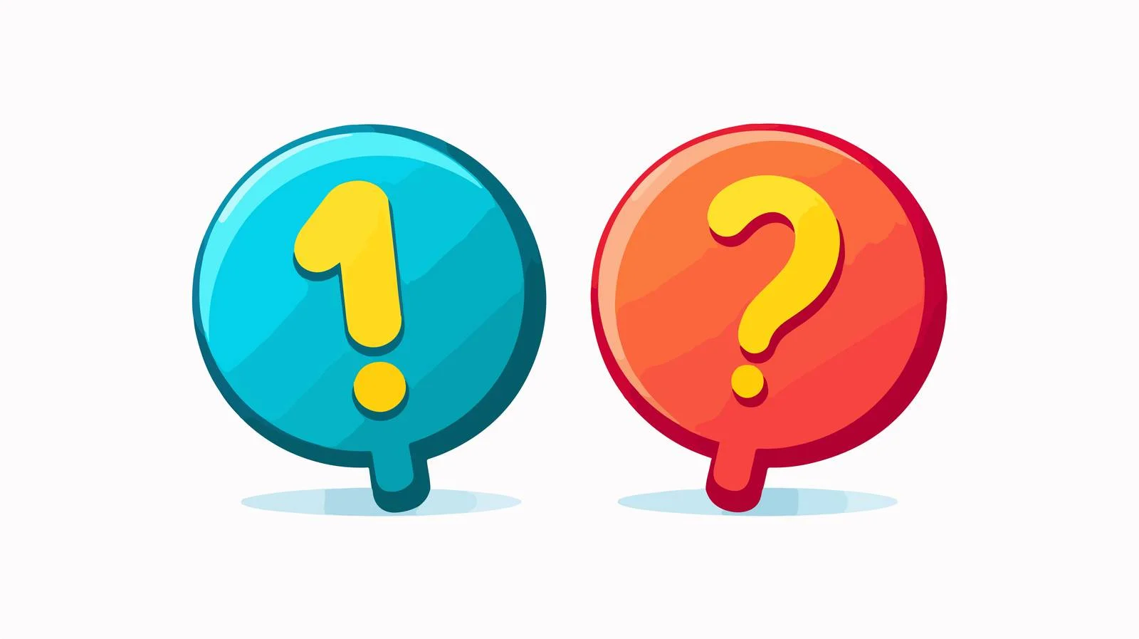 Interactive Q&A Cartoon Icon – free query image from Dotvec