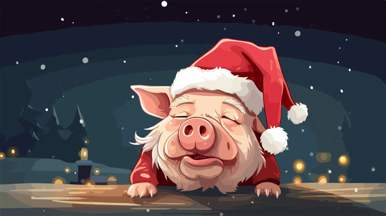 Quirky Crying Pig Icon — free download from Dotvec