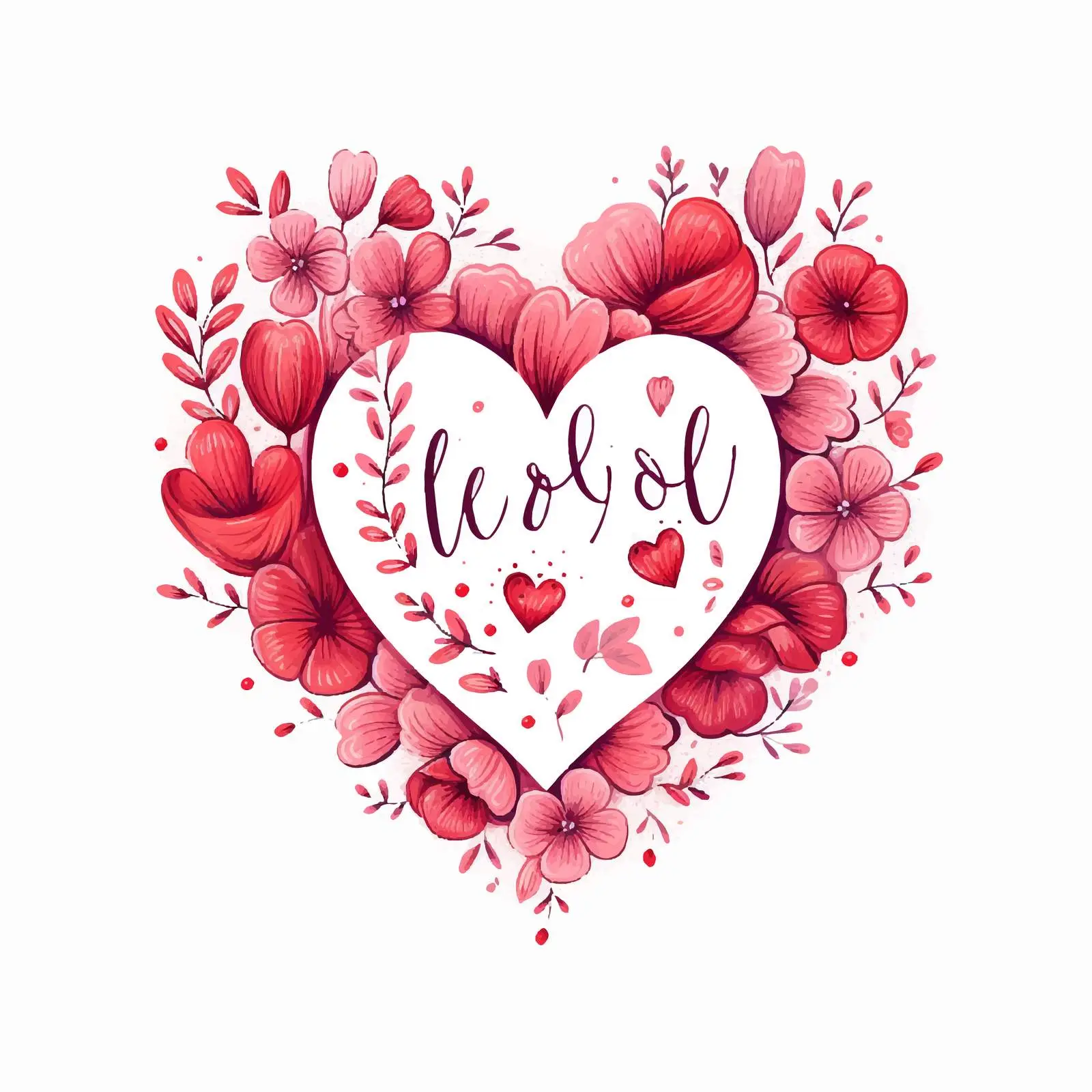 Hand-Drawn Love Quote Vector Art — free download from Dotvec