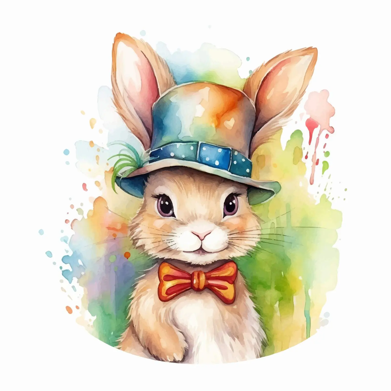 Smiling Rabbit Doodle for Year of the Rabbit 2023 – free chinese zodiac image from Dotvec