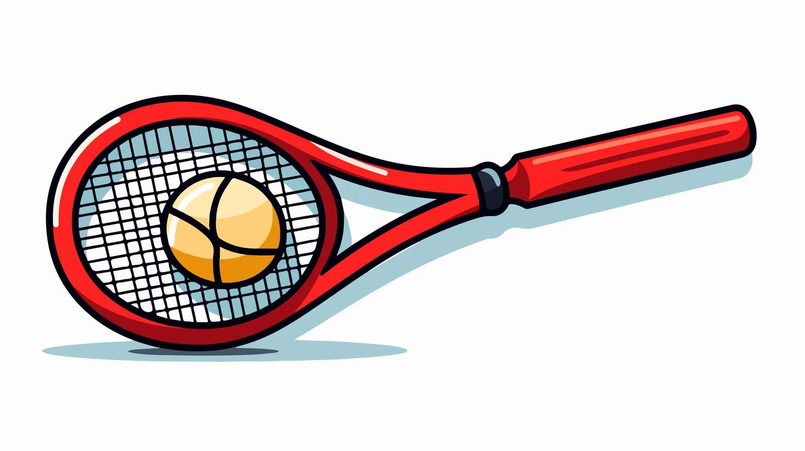 Tennis Gear Flat Design — free download from Dotvec