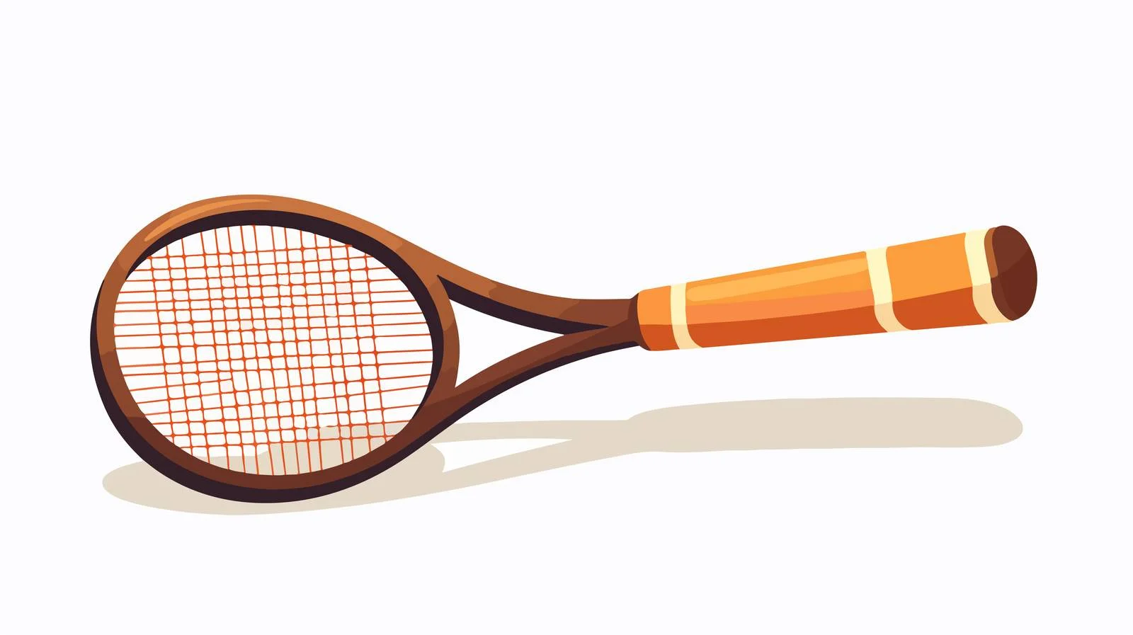 Tennis Equipment Flat Design Illustration — free download from Dotvec