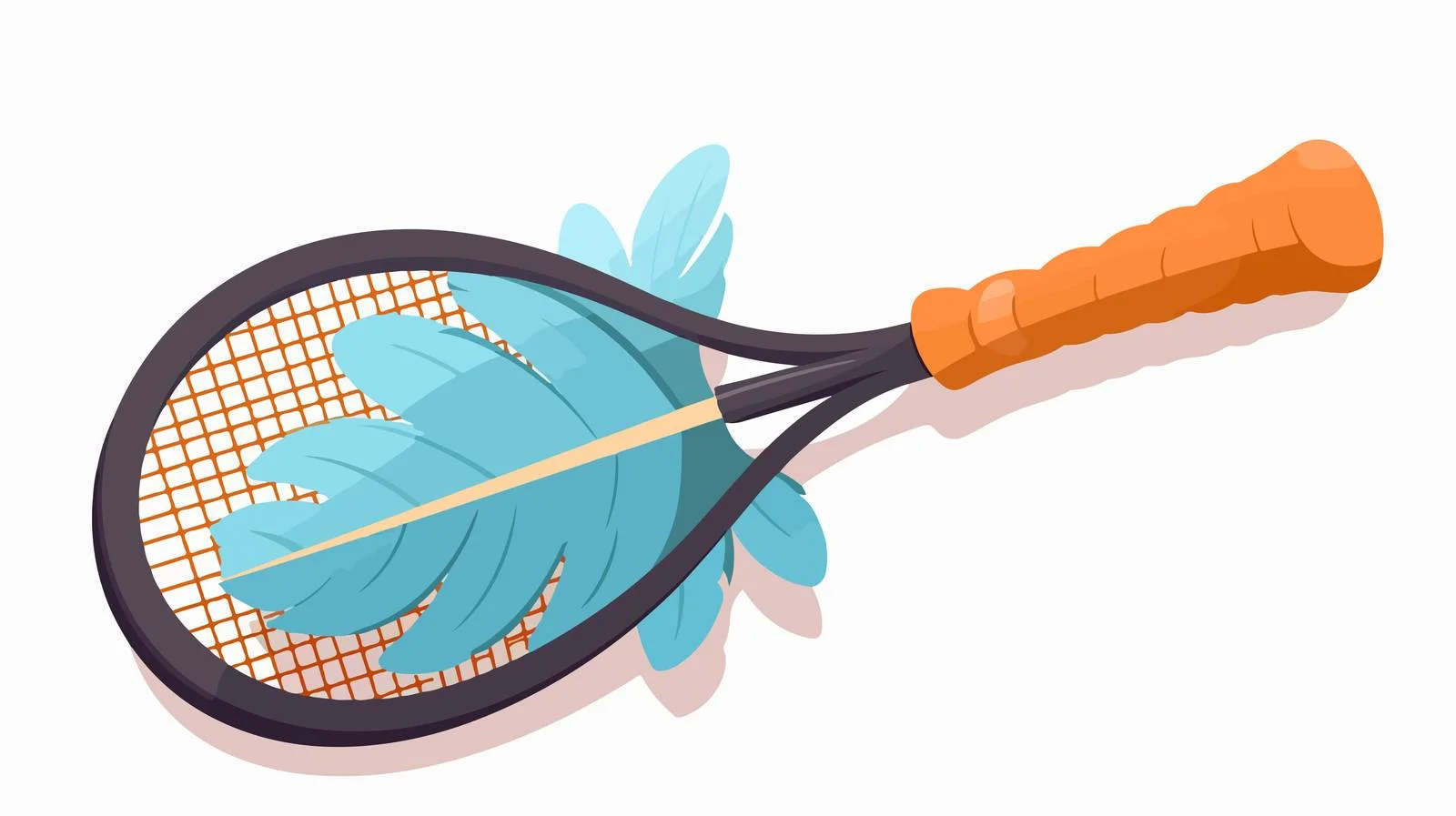 Badminton Sports Equipment Vector Illustration — free download from Dotvec