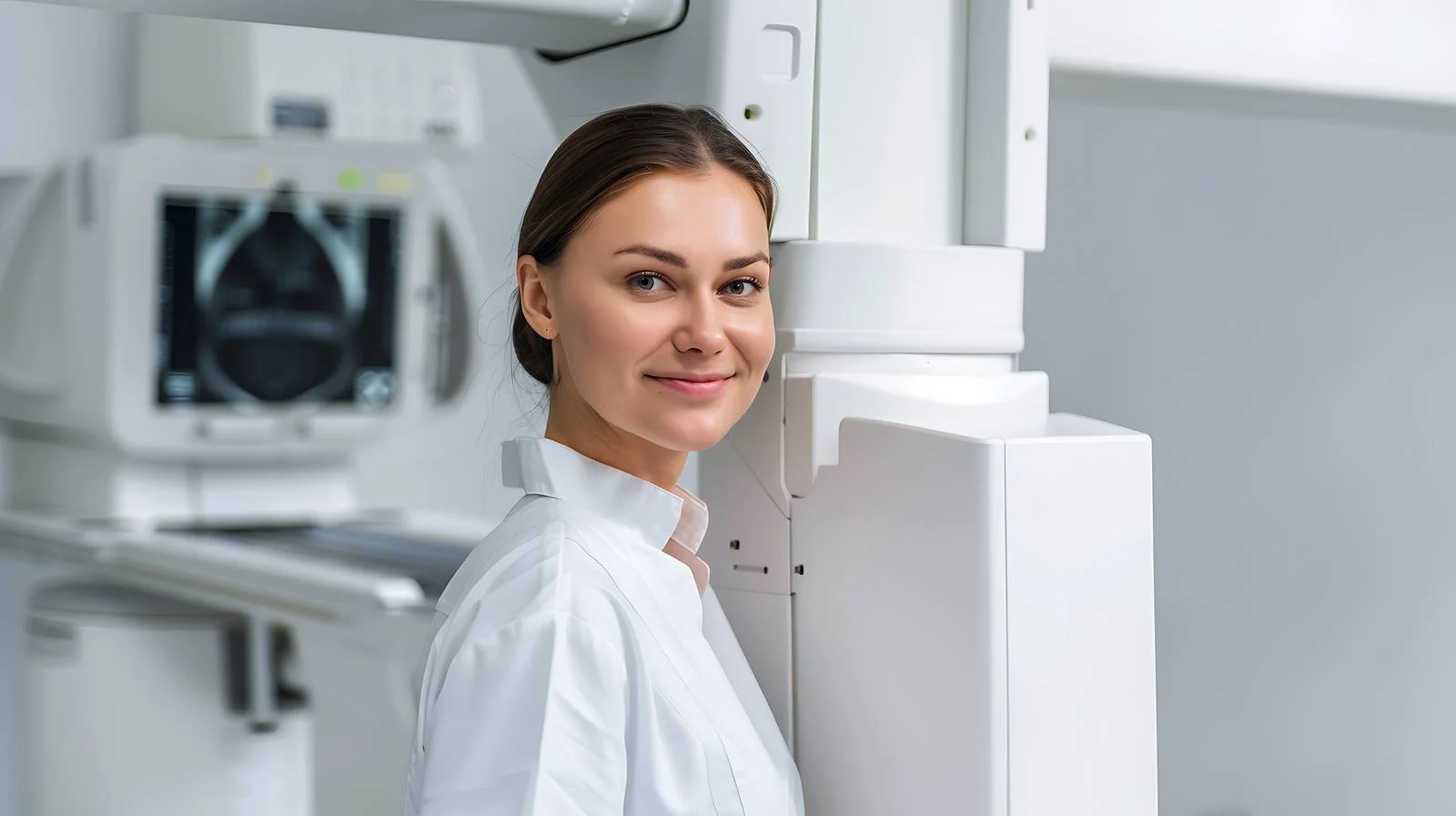 Radiologist at X-ray Machine in Hospital — free download from Dotvec