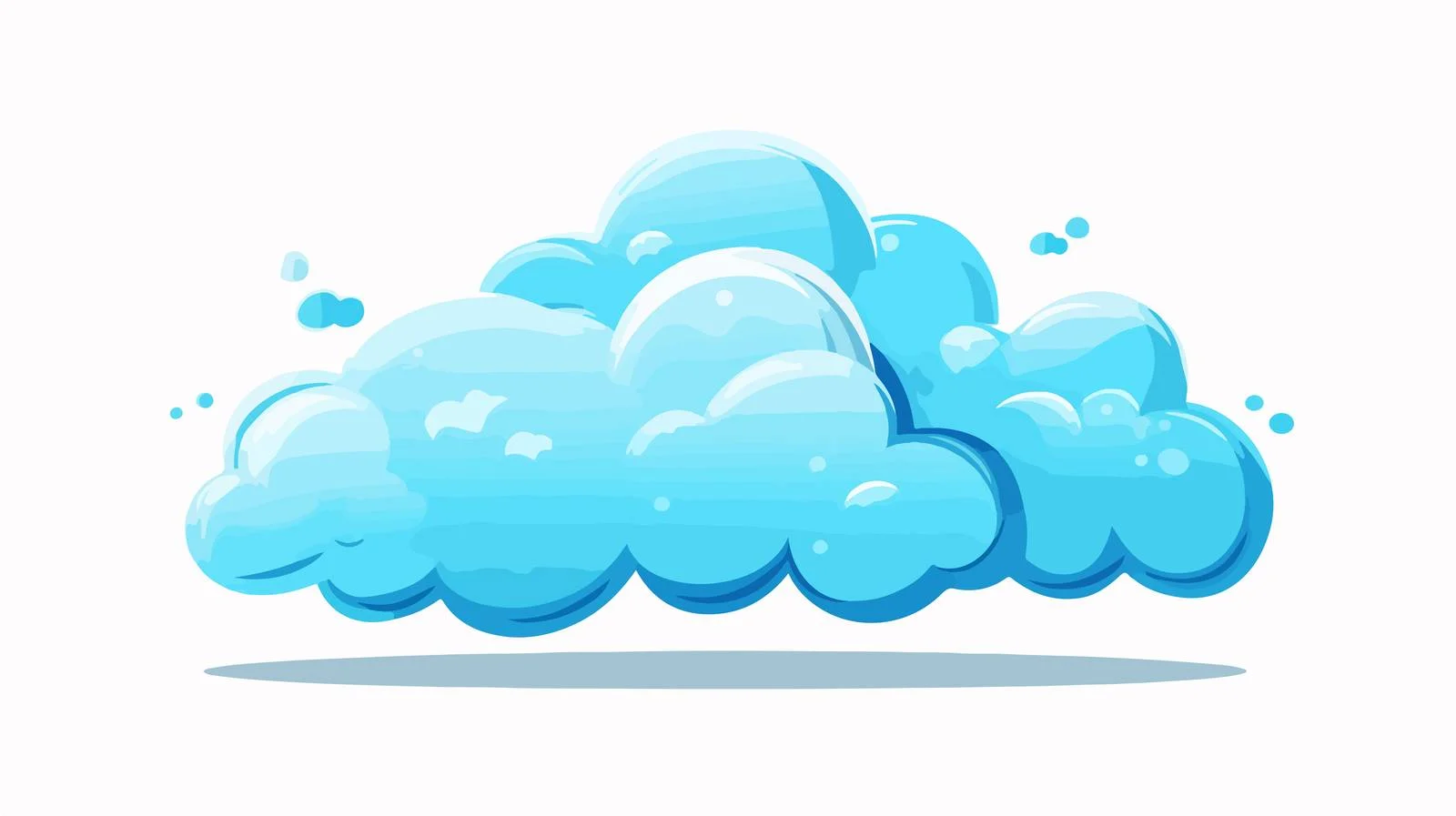 Rain Cloud Cartoon Vector Illustration — free download from Dotvec