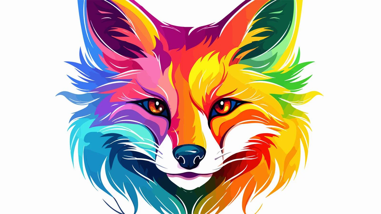 Angry Cartoon Fox Illustration — free download from Dotvec