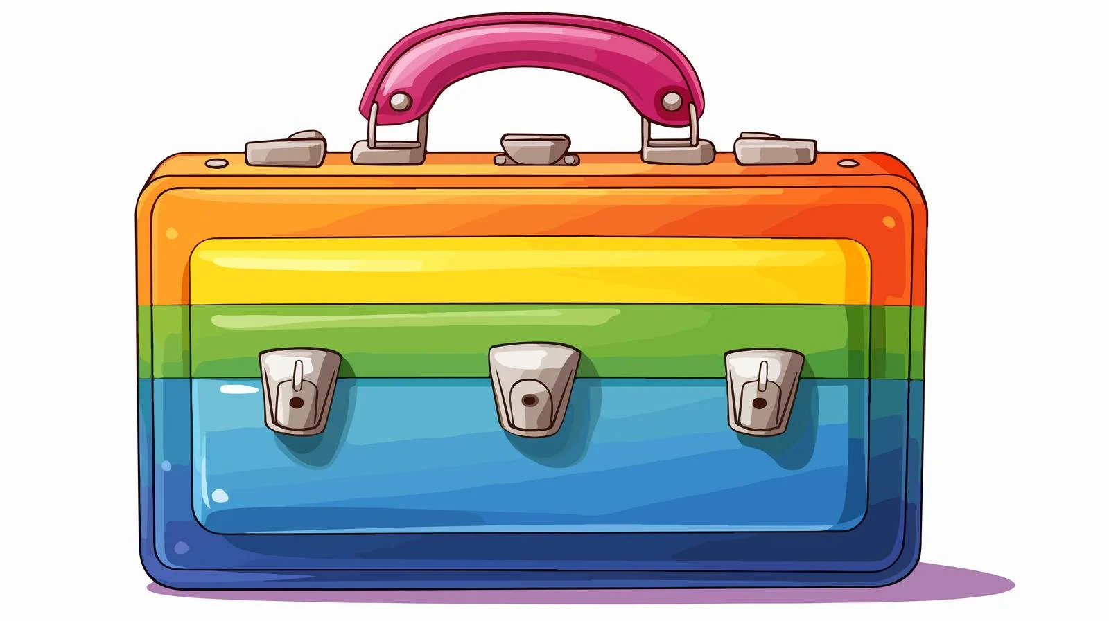 Colorful Budget Cartoon Gradient Line Drawing — free download from Dotvec