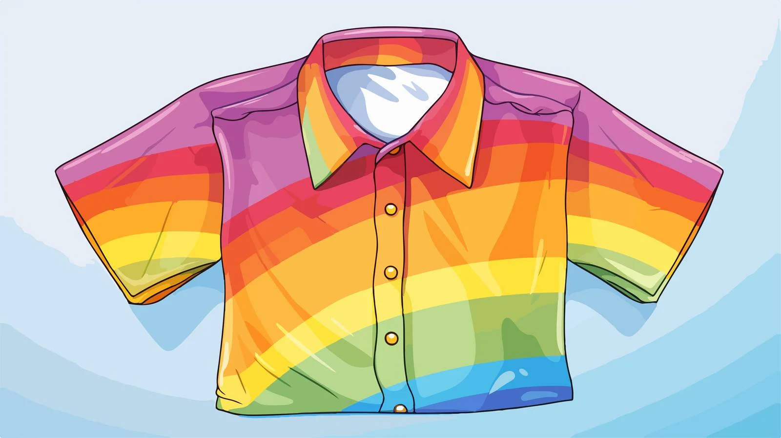 Rainbow Business Line Drawing — free download from Dotvec