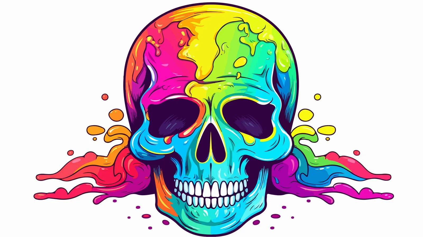 Colorful Cartoon Line Drawing Illustration — free download from Dotvec