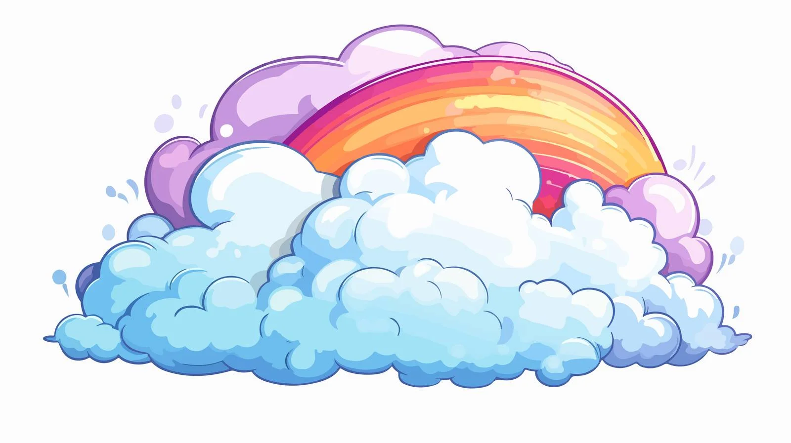 Cartoon Storm Cloud Illustration — free download from Dotvec