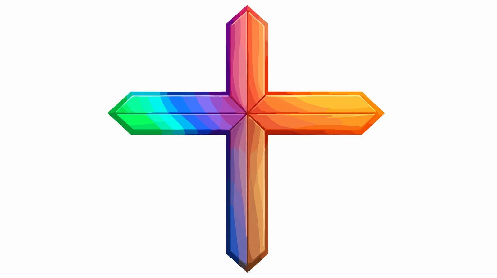 Rainbow Cartoon Wooden Crate Drawing — free download from Dotvec