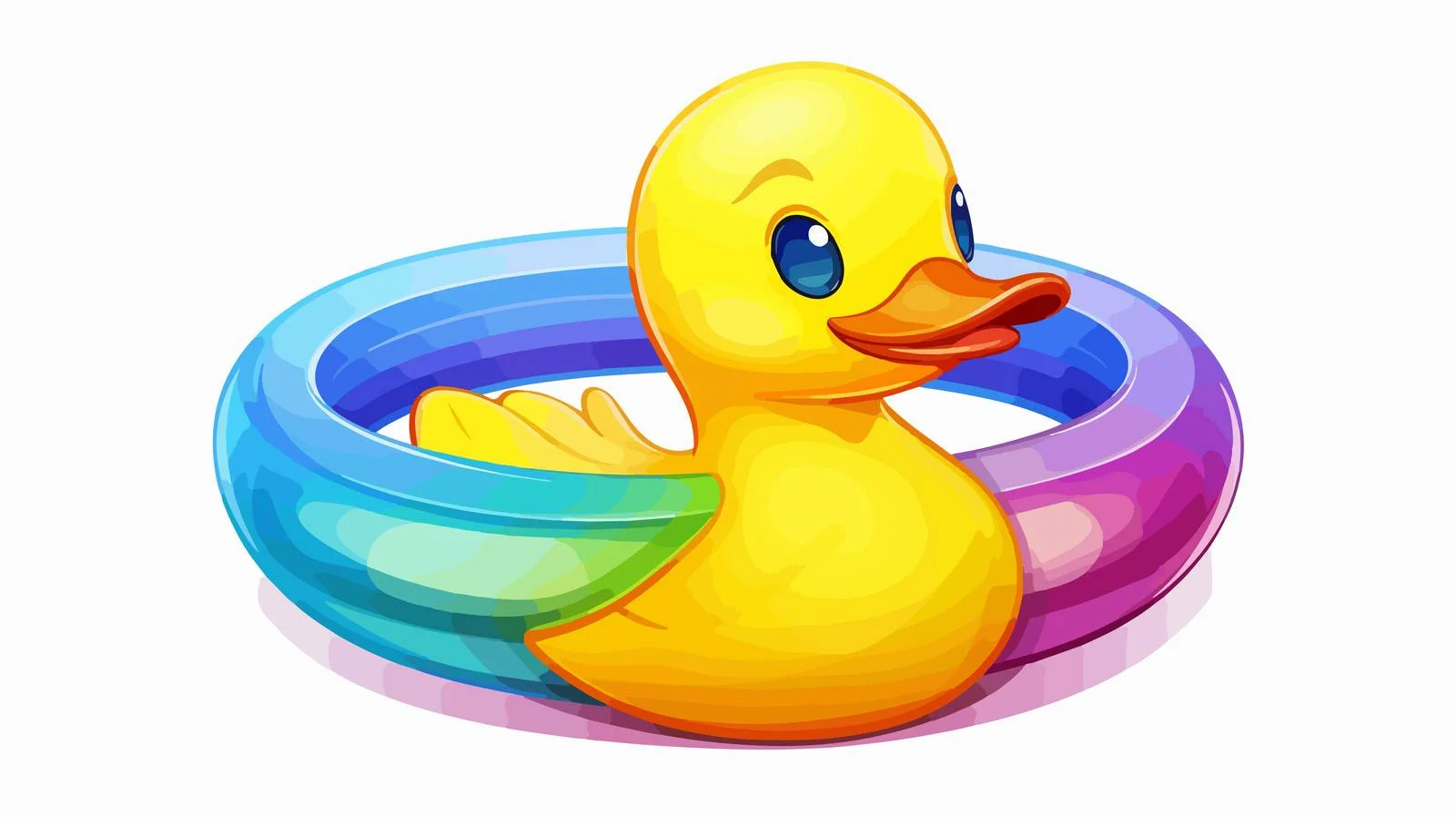 Colorful Rainbow Cartoon Illustration — free download from Dotvec