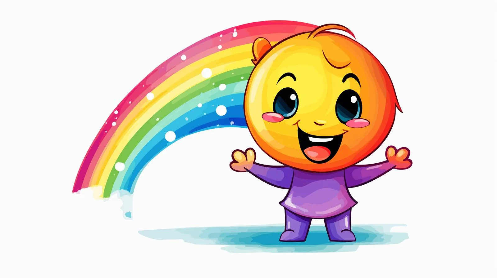 Funny Cartoon Rabbit Line Drawing — free download from Dotvec