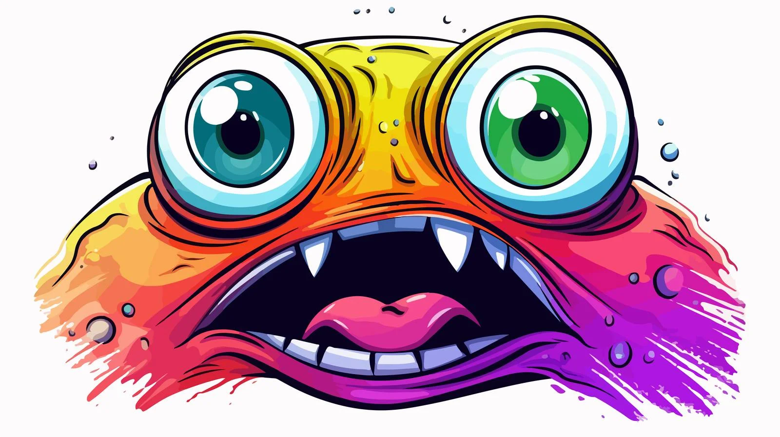 Vibrant Cartoon Alien Line Art — free download from Dotvec