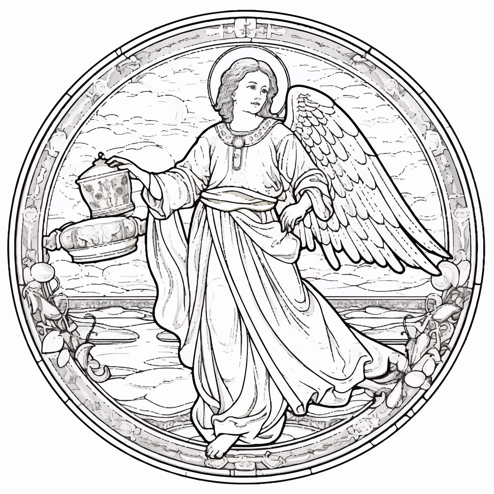 Raphael the Archangel Healing Tobit — free download from Dotvec