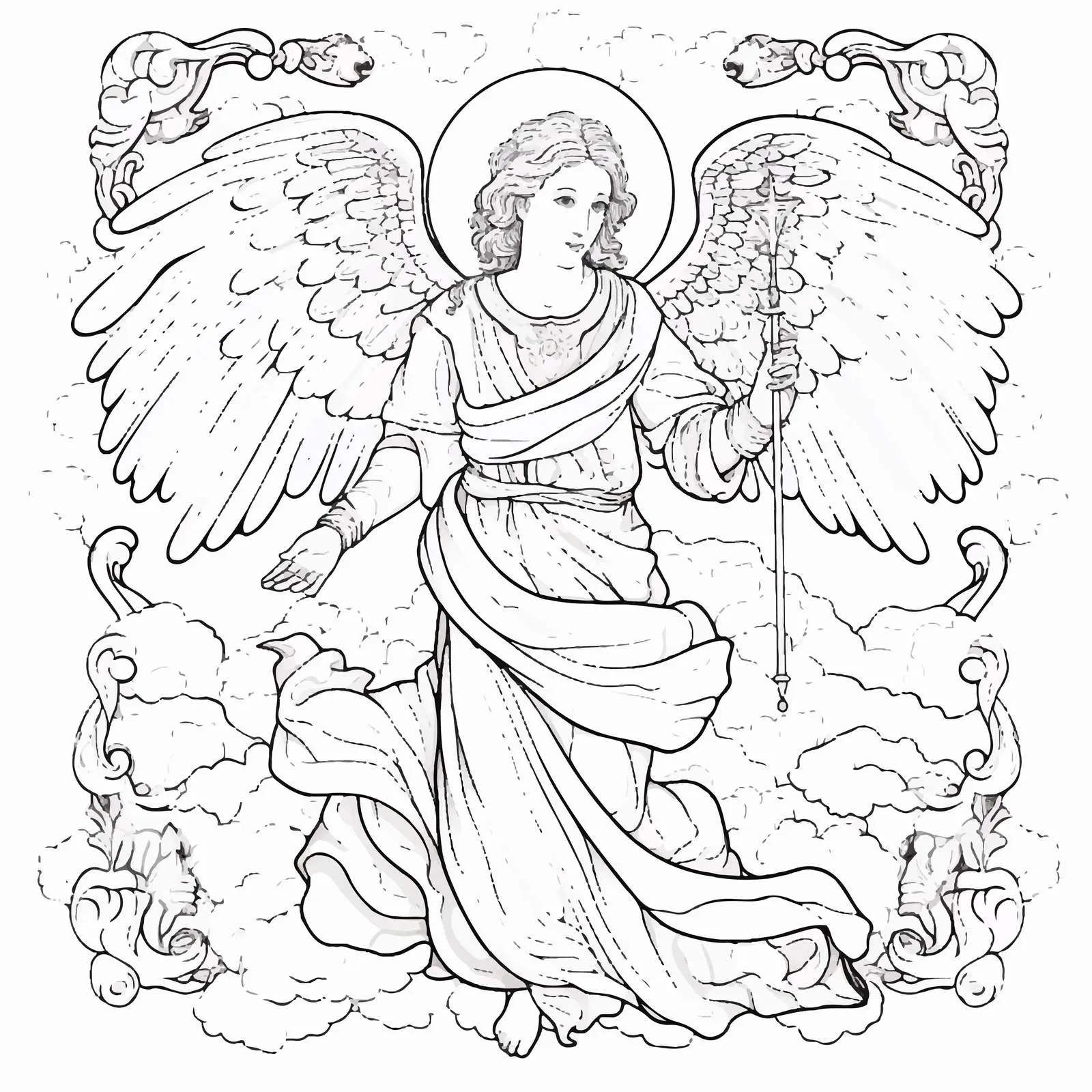 Raphael the Archangel Healing Tobit — free download from Dotvec