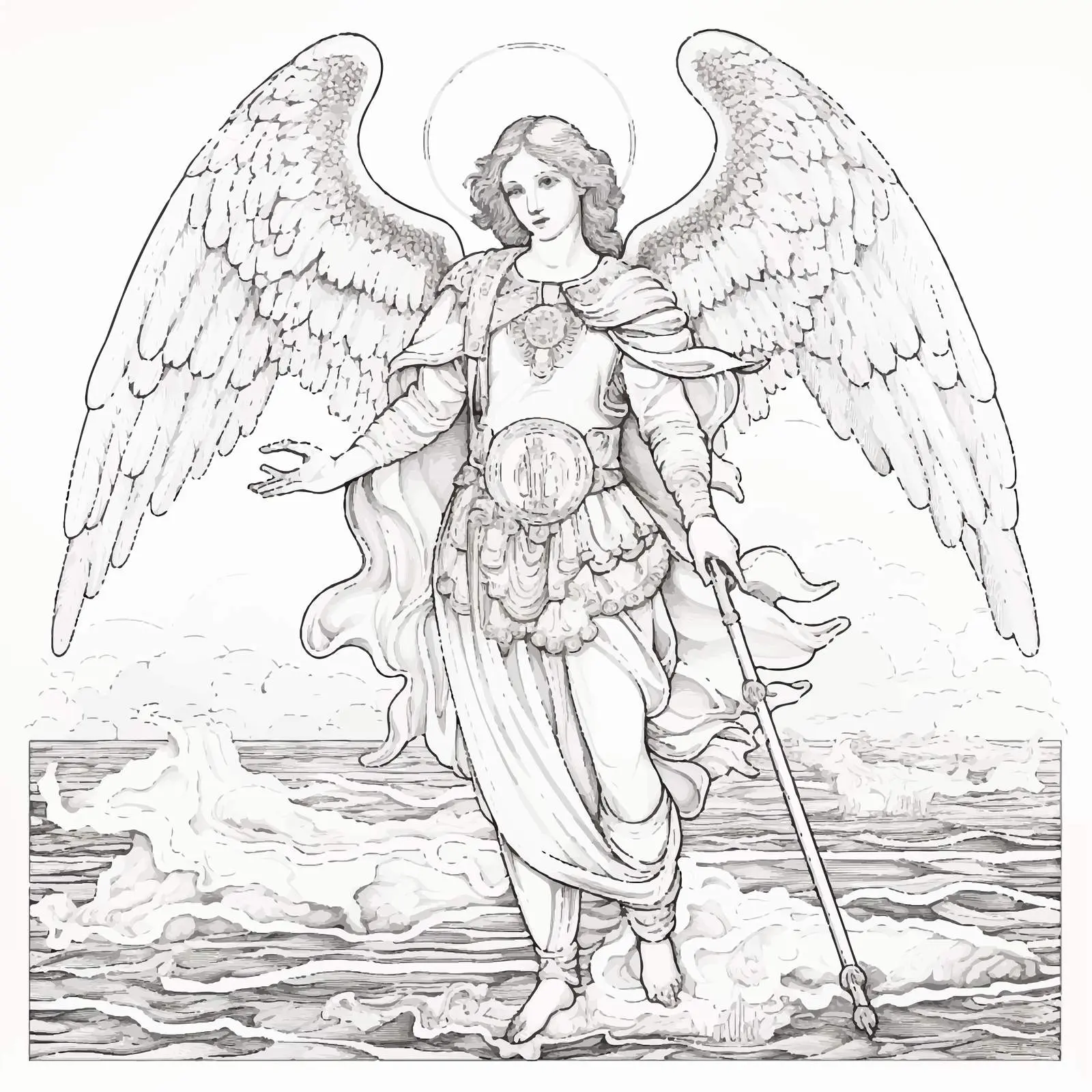 Raphael: Archangel of Healing in Tobit — free download from Dotvec