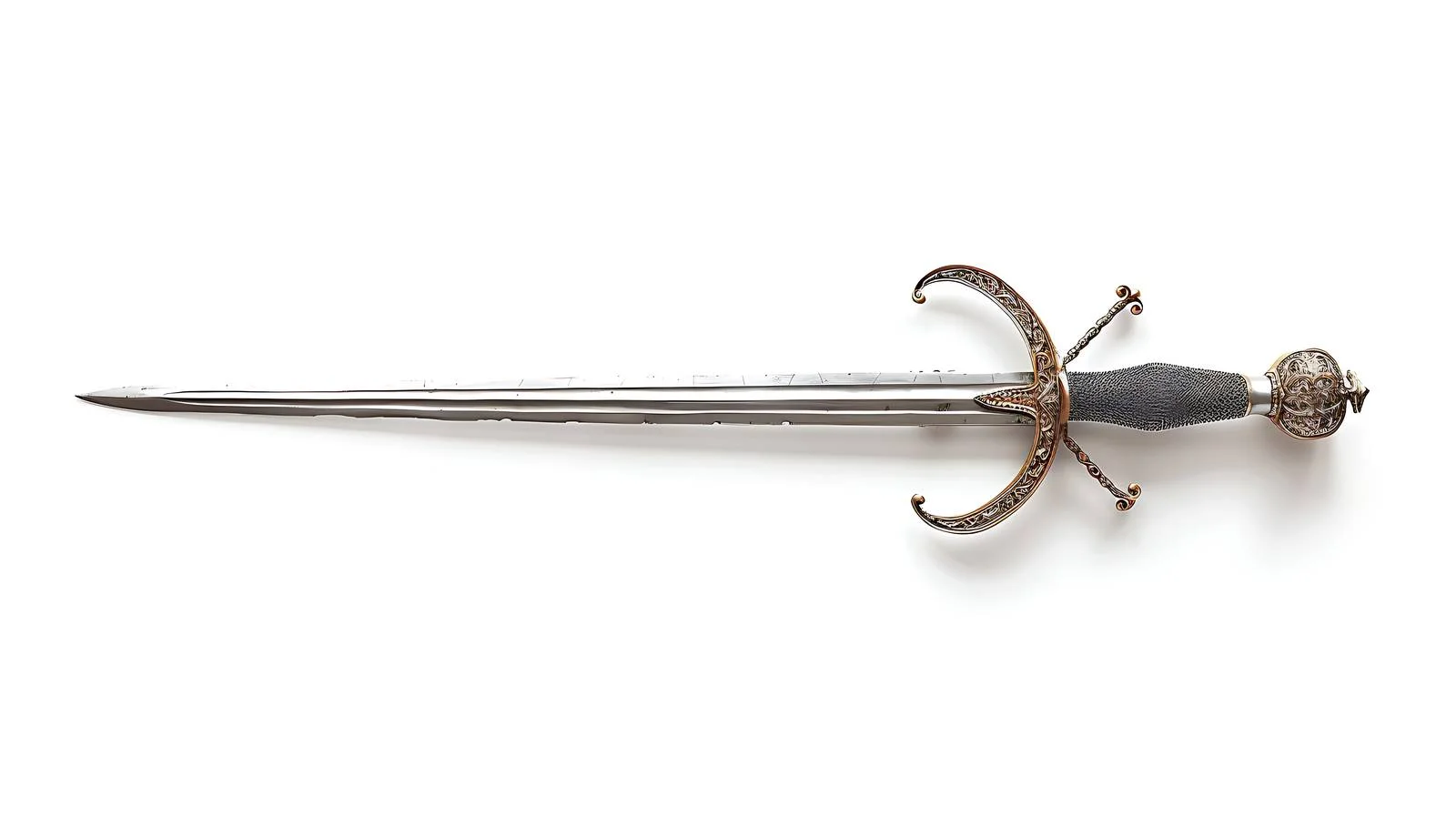 Elegant Rapier Sword on White Background — free download from Dotvec