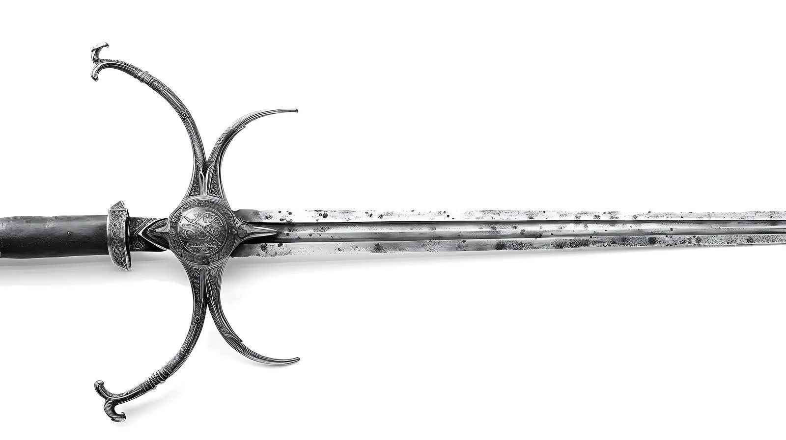 Elegant Rapier Sword on White Background — free download from Dotvec