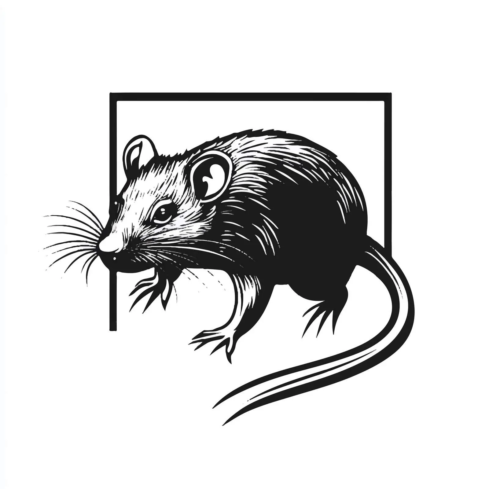 Cute Rat Cartoon Vector Illustration on White Background — free download from Dotvec