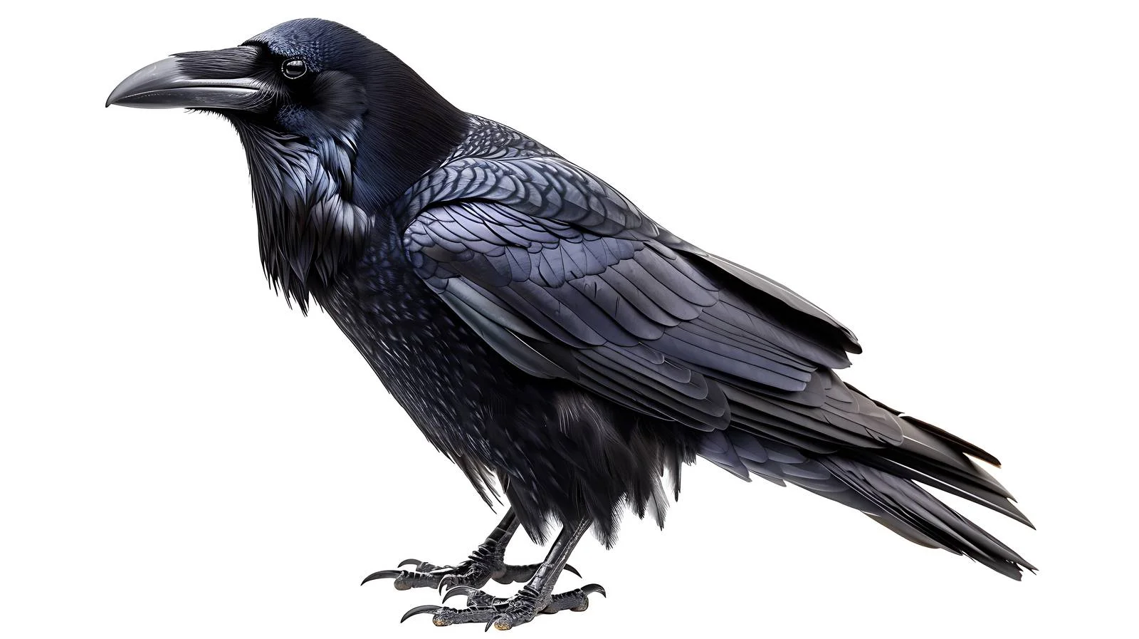 Intense Close-Up of Raven Bird — free download from Dotvec