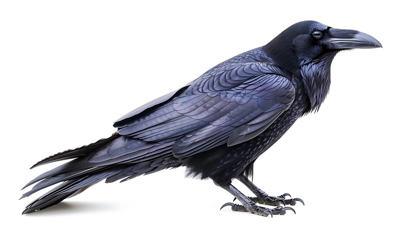 Majestic Raven Pose White Background — free download from Dotvec