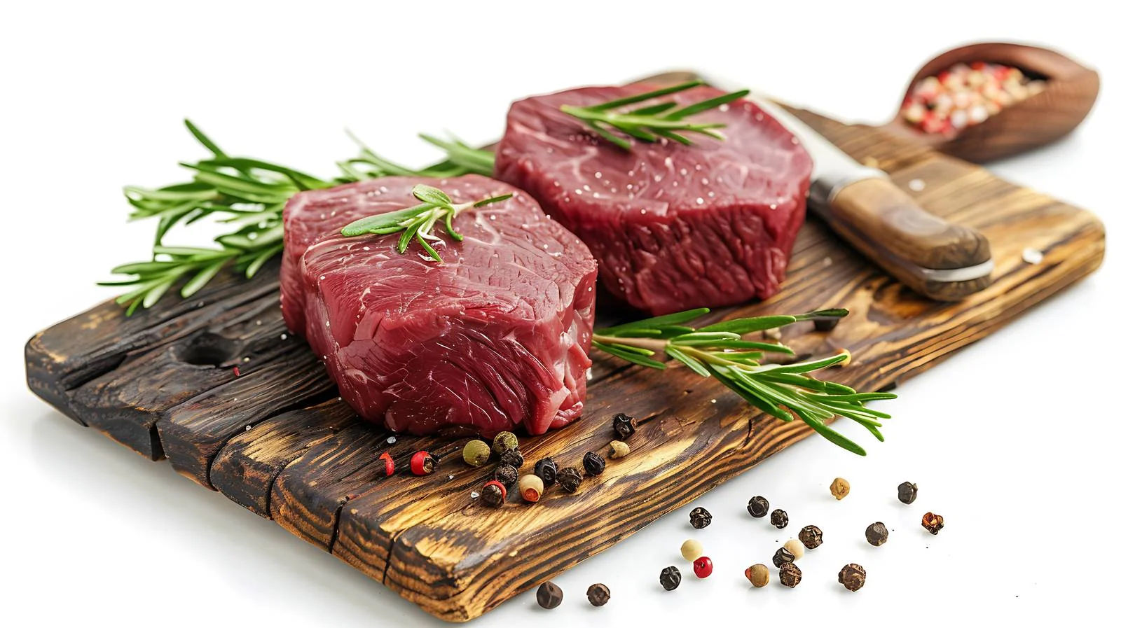 Raw Fillet Beef Meat Cutting Board — free download from Dotvec