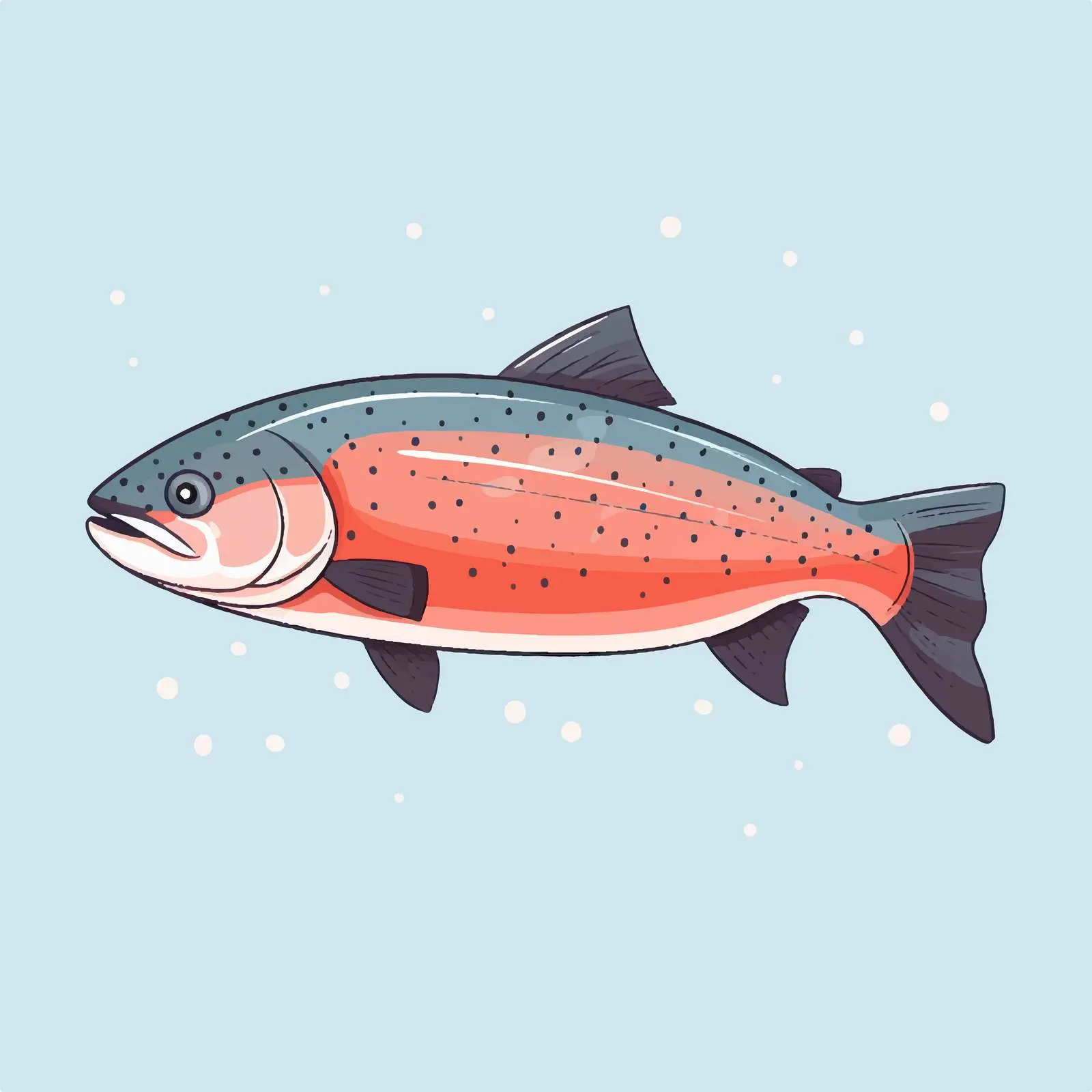 Whole Tuna Fish Side View Image — free download from Dotvec