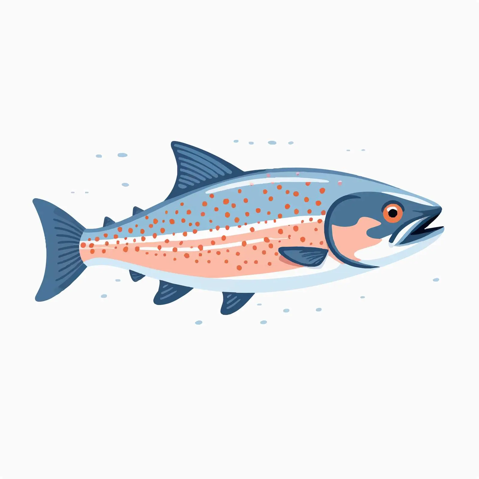 Fresh Whole Tuna Side View Illustration — free download from Dotvec