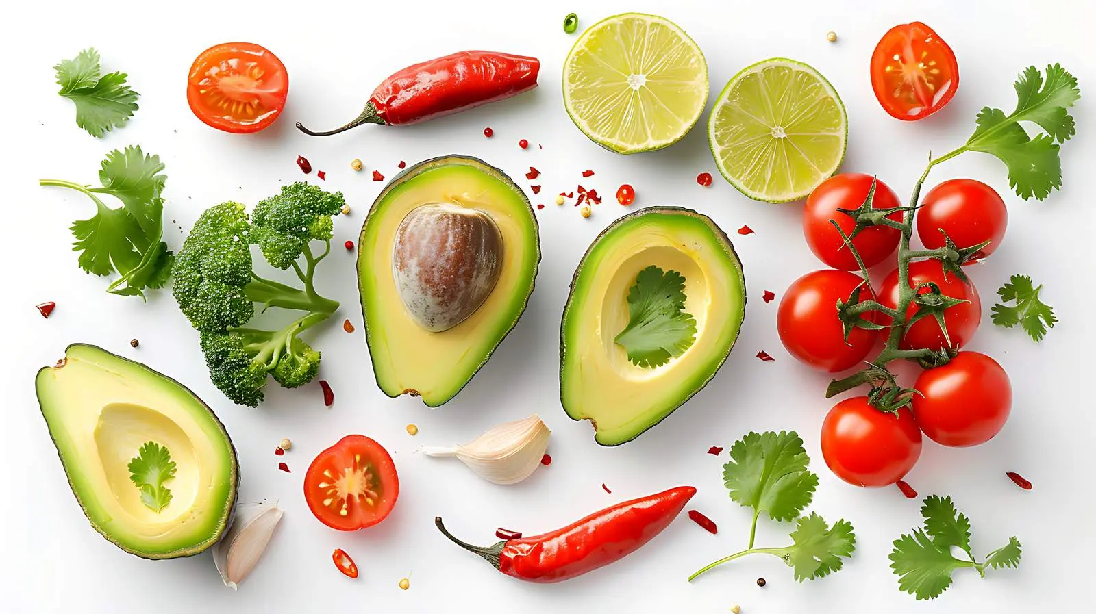 Fresh Avocado Chili Pepper Salad with Lime – free wholesome image from Dotvec