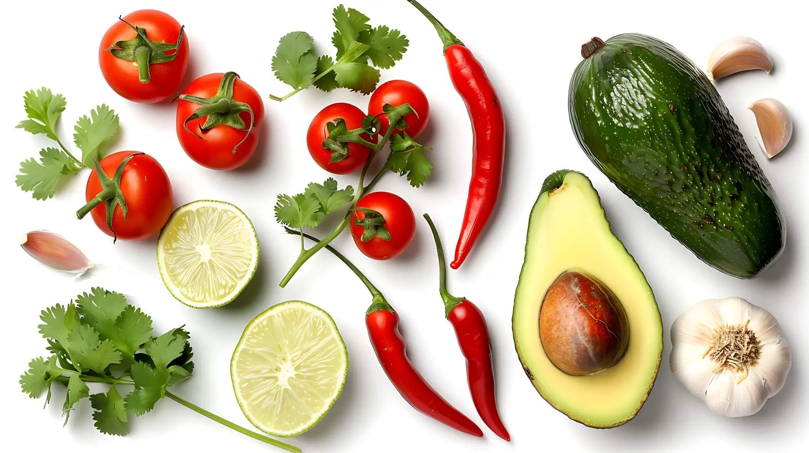 Vibrant Raw Food Salad with Avocado and Lime – free wholesome image from Dotvec