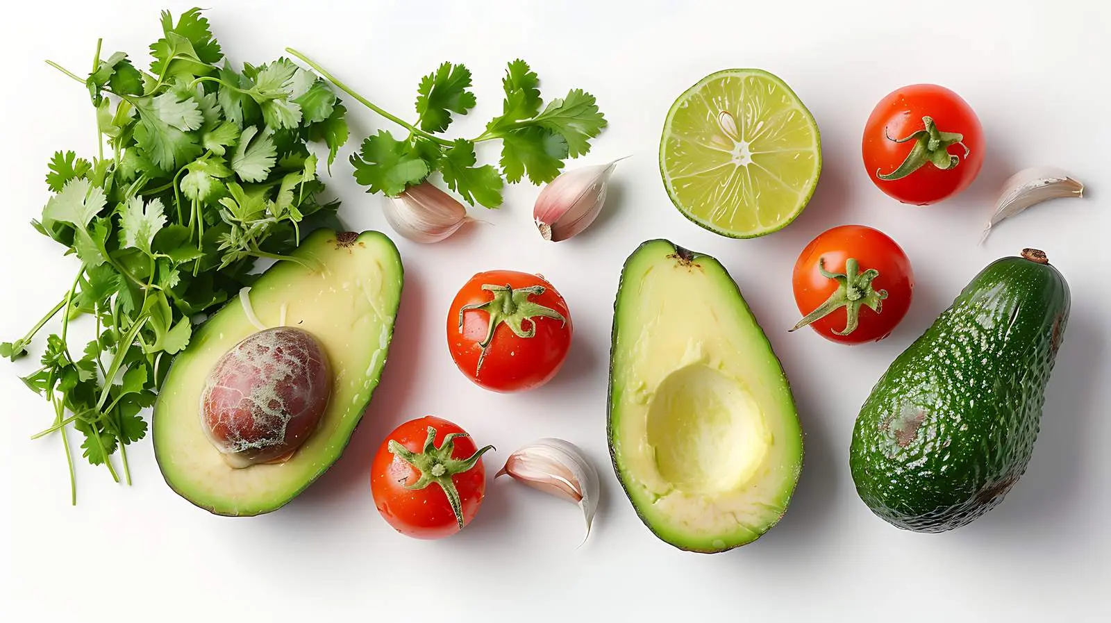 Fresh Avocado Salad with Cherry Tomatoes and Lime – free side dish image from Dotvec