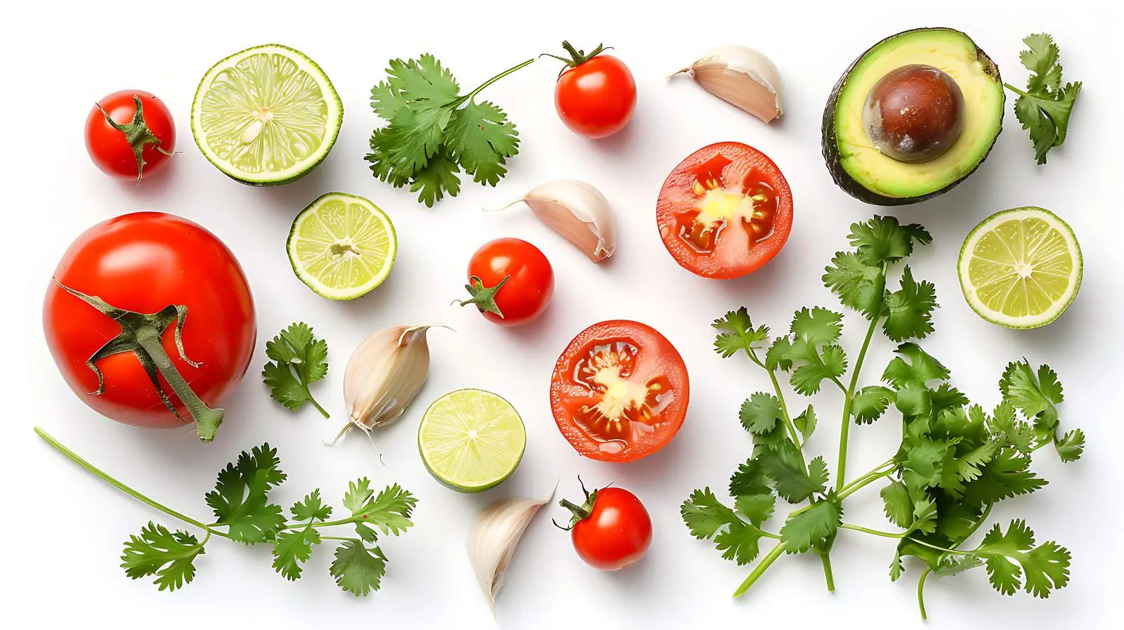 Fresh Avocado Salad with Tomatoes and Lime — free download from Dotvec