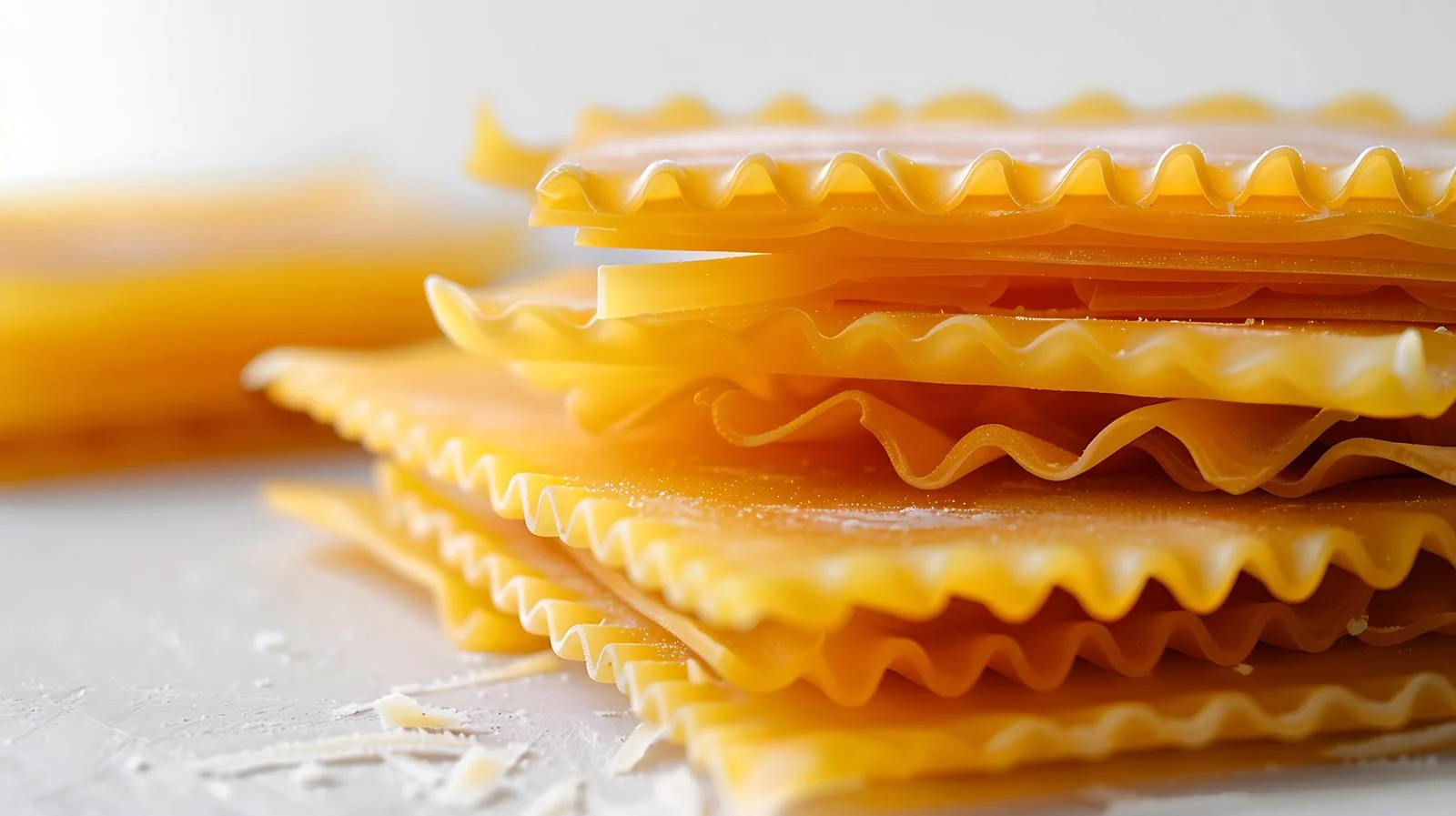 Fresh Raw Lasagna Pasta on Colorful Background — free download from Dotvec