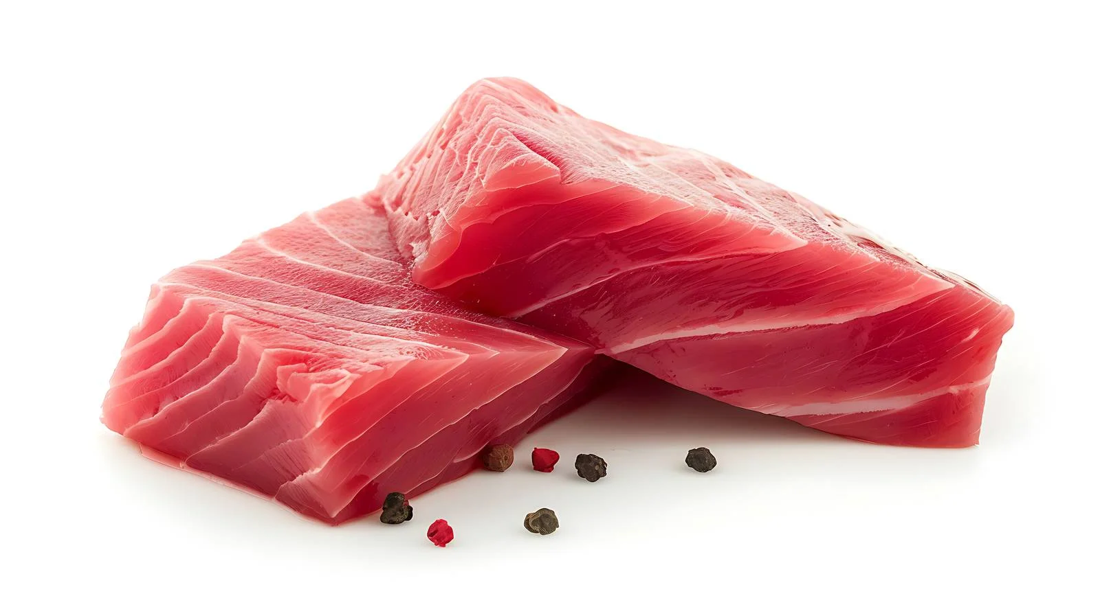 Fresh Tuna Steak on White Background — free download from Dotvec