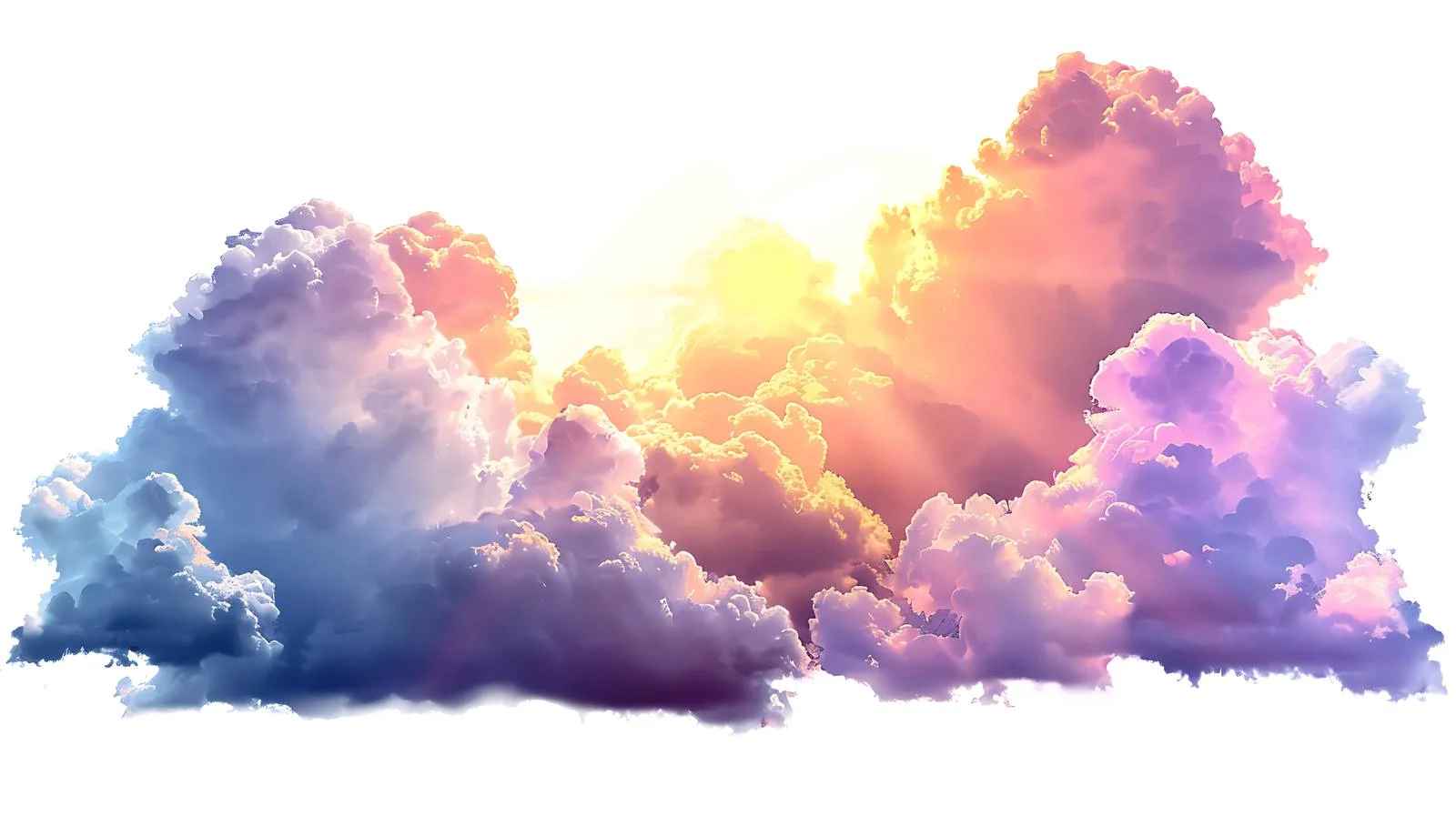 Sunset's Diverse Color Illumination Through Sunrays — free download from Dotvec